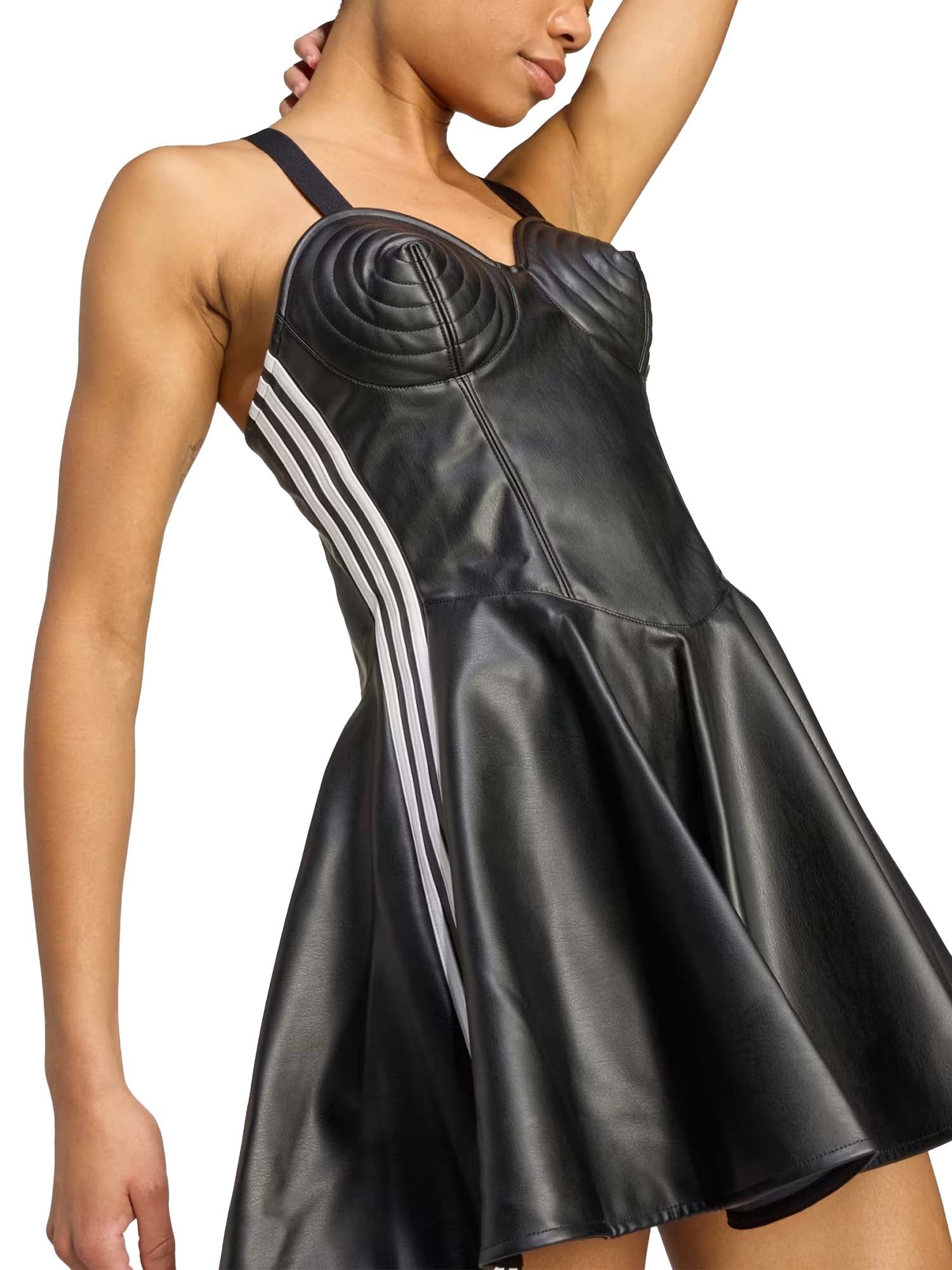 Adidas Abito adidas x Jeremy Scott Pride Faux-Leather Nero