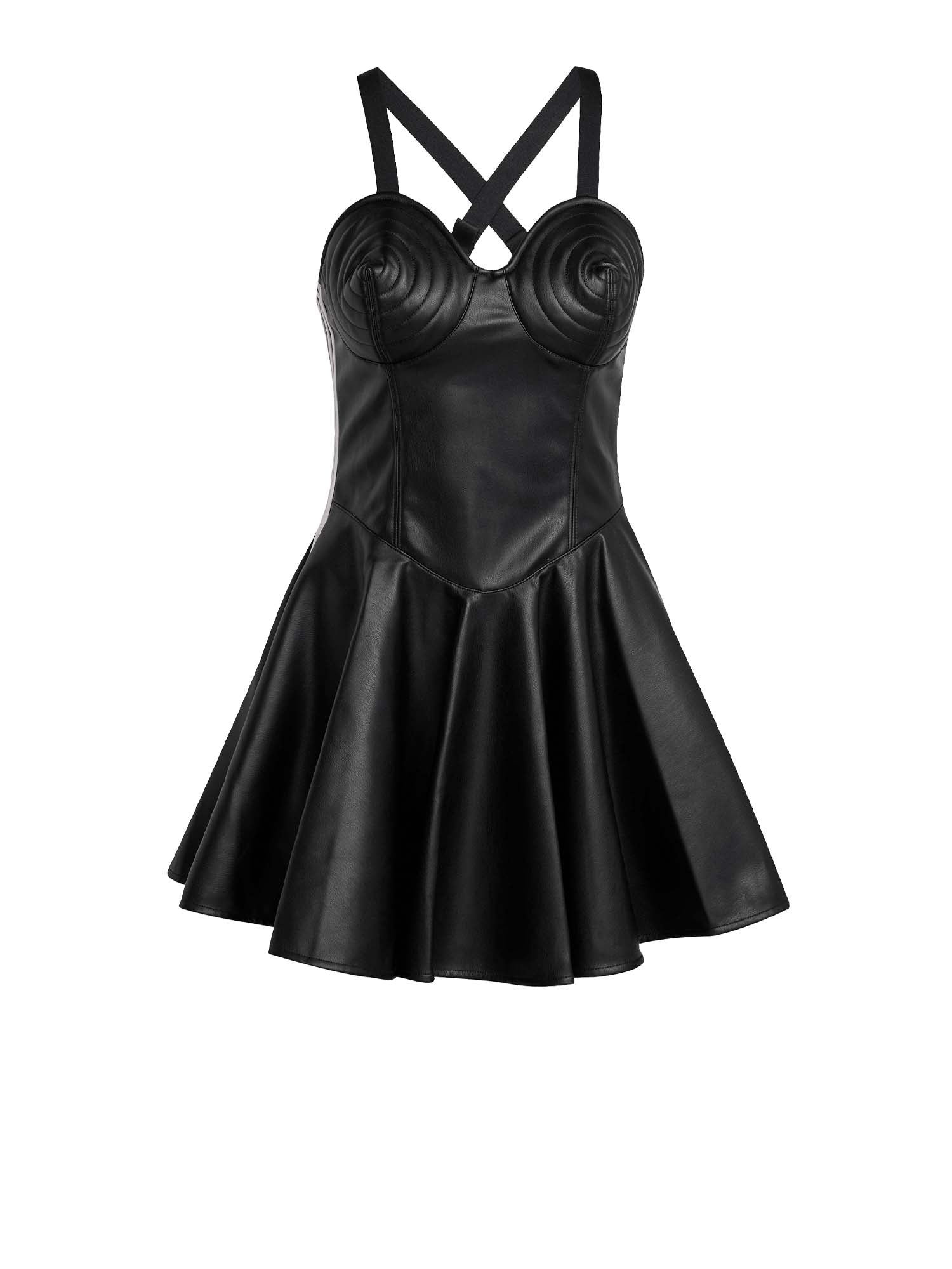 Adidas Abito adidas x Jeremy Scott Pride Faux-Leather Nero