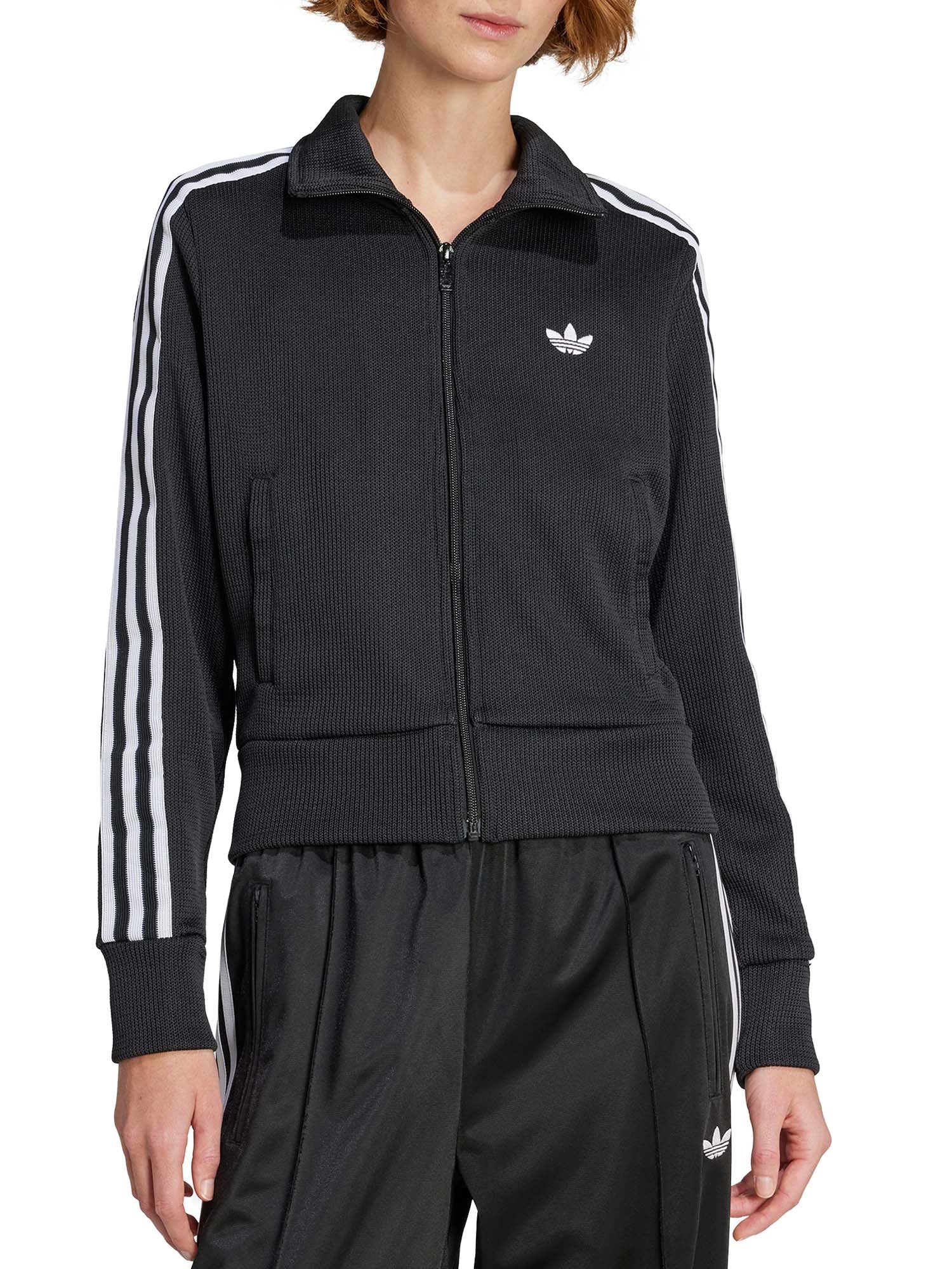 Adidas Track top Firebird adicolor Knit Nero