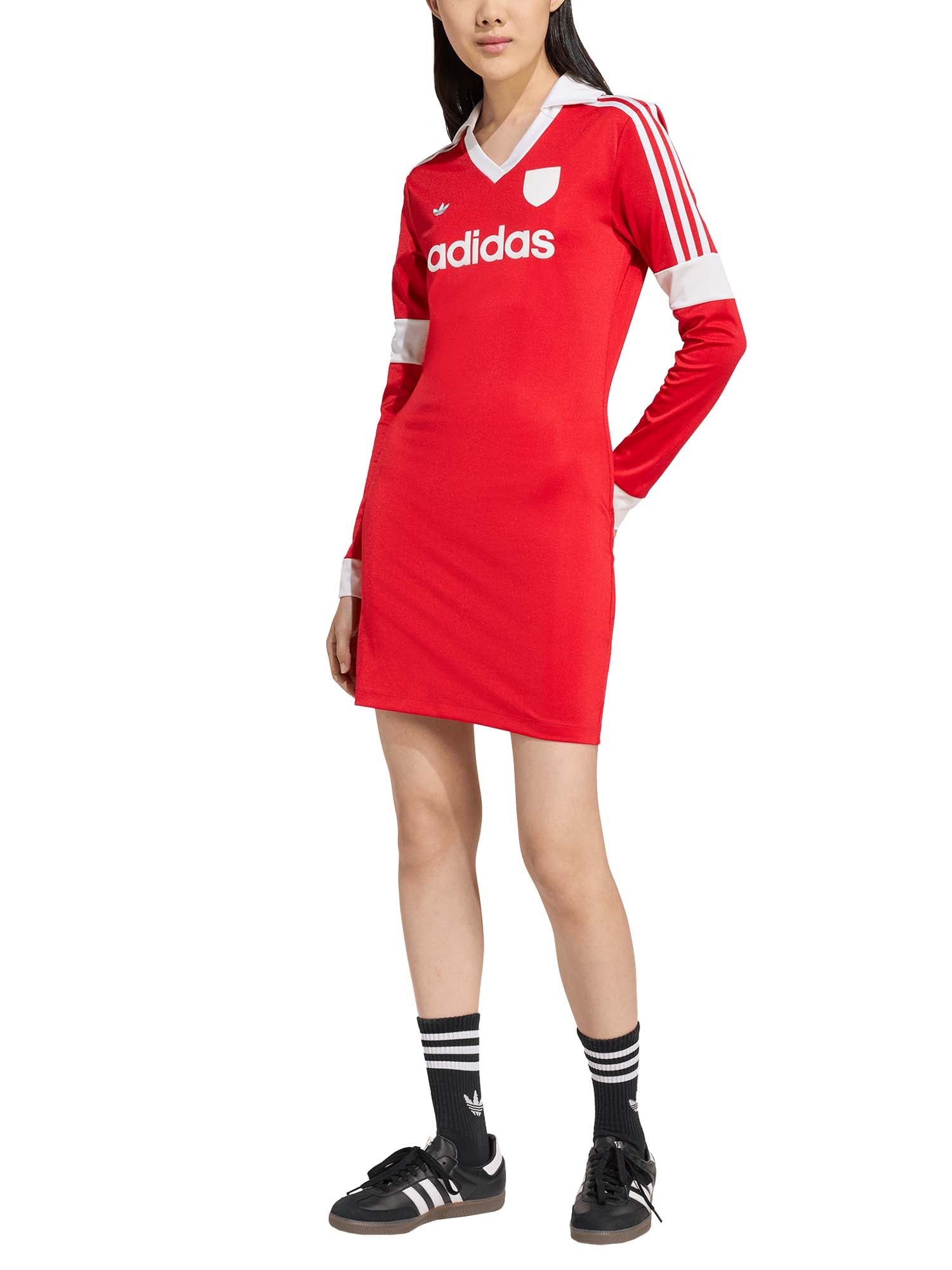 Adidas Abito grafico con maglia da calcio Rosso