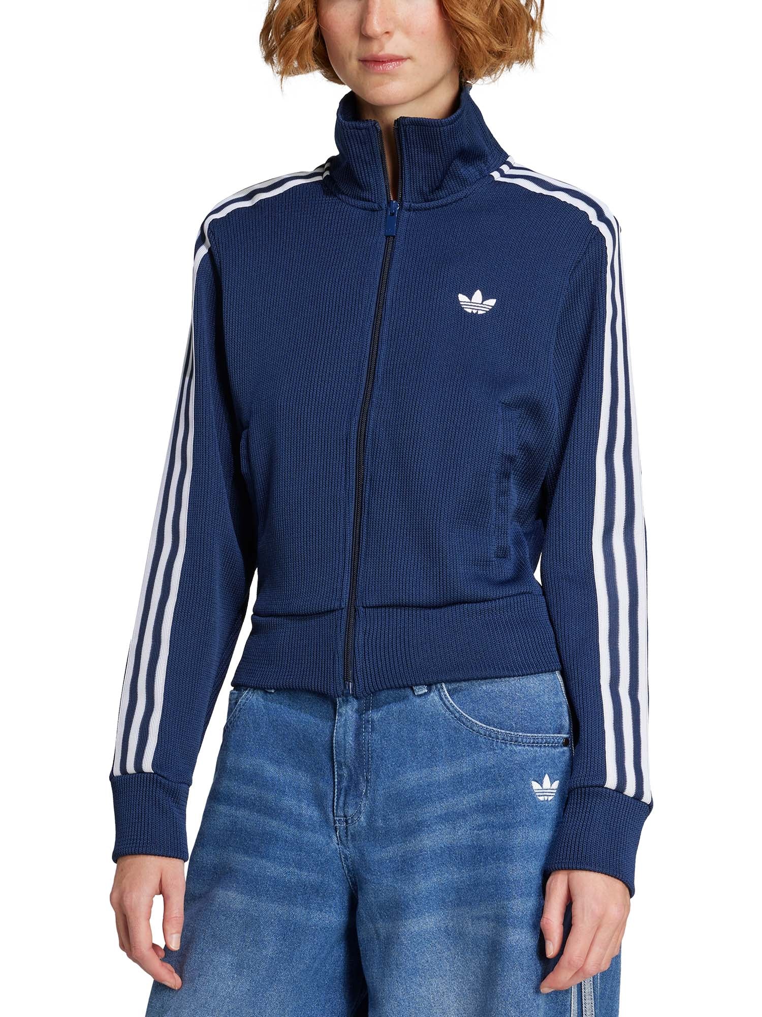 Adidas Track top Firebird adicolor Knit Blu