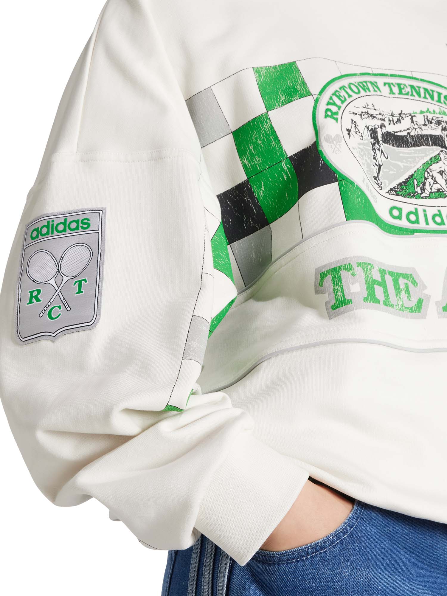 Adidas Felpa Archive Court Bianco