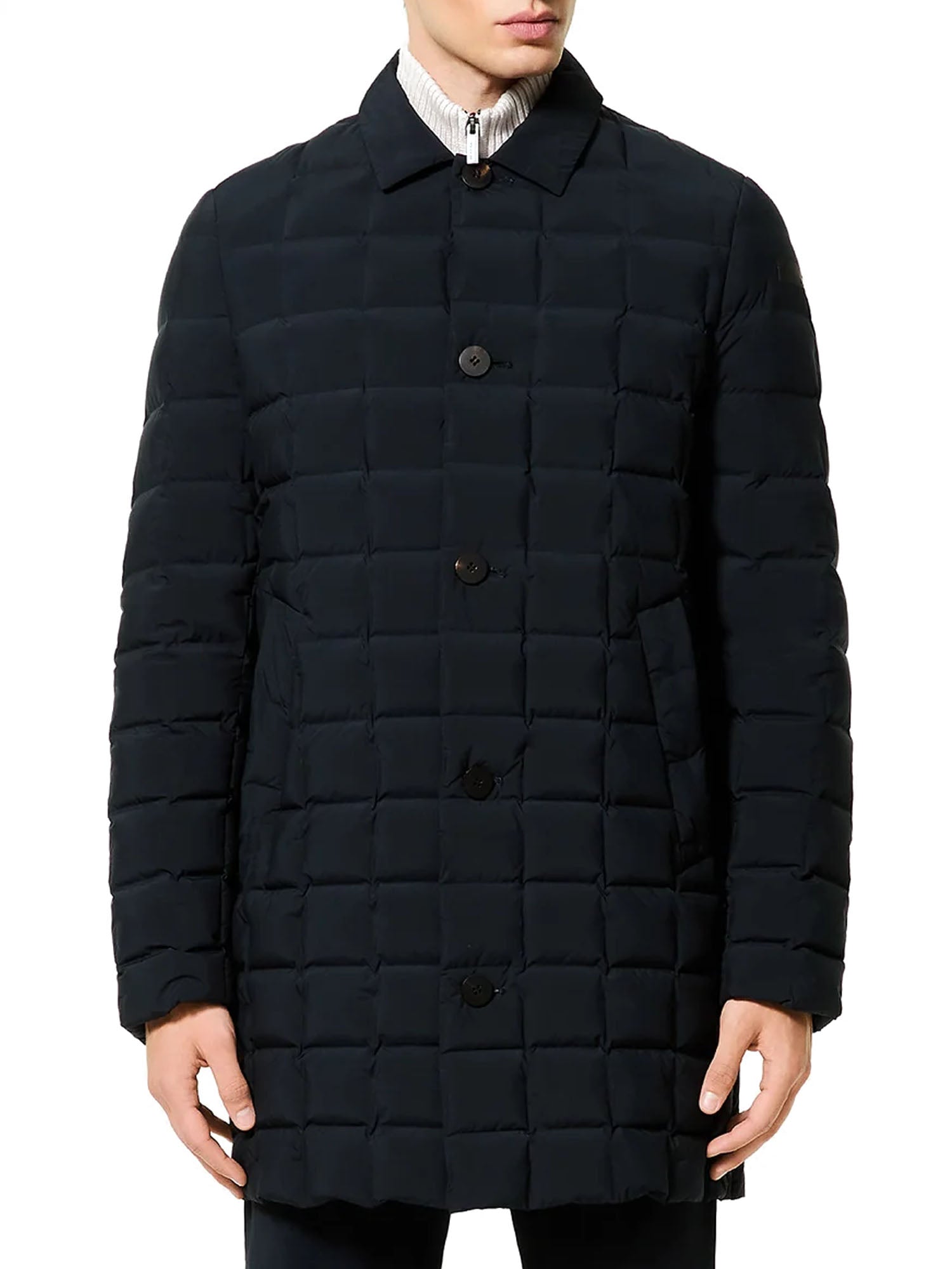 Rrd Simplicity Square Coat Jacket Blu