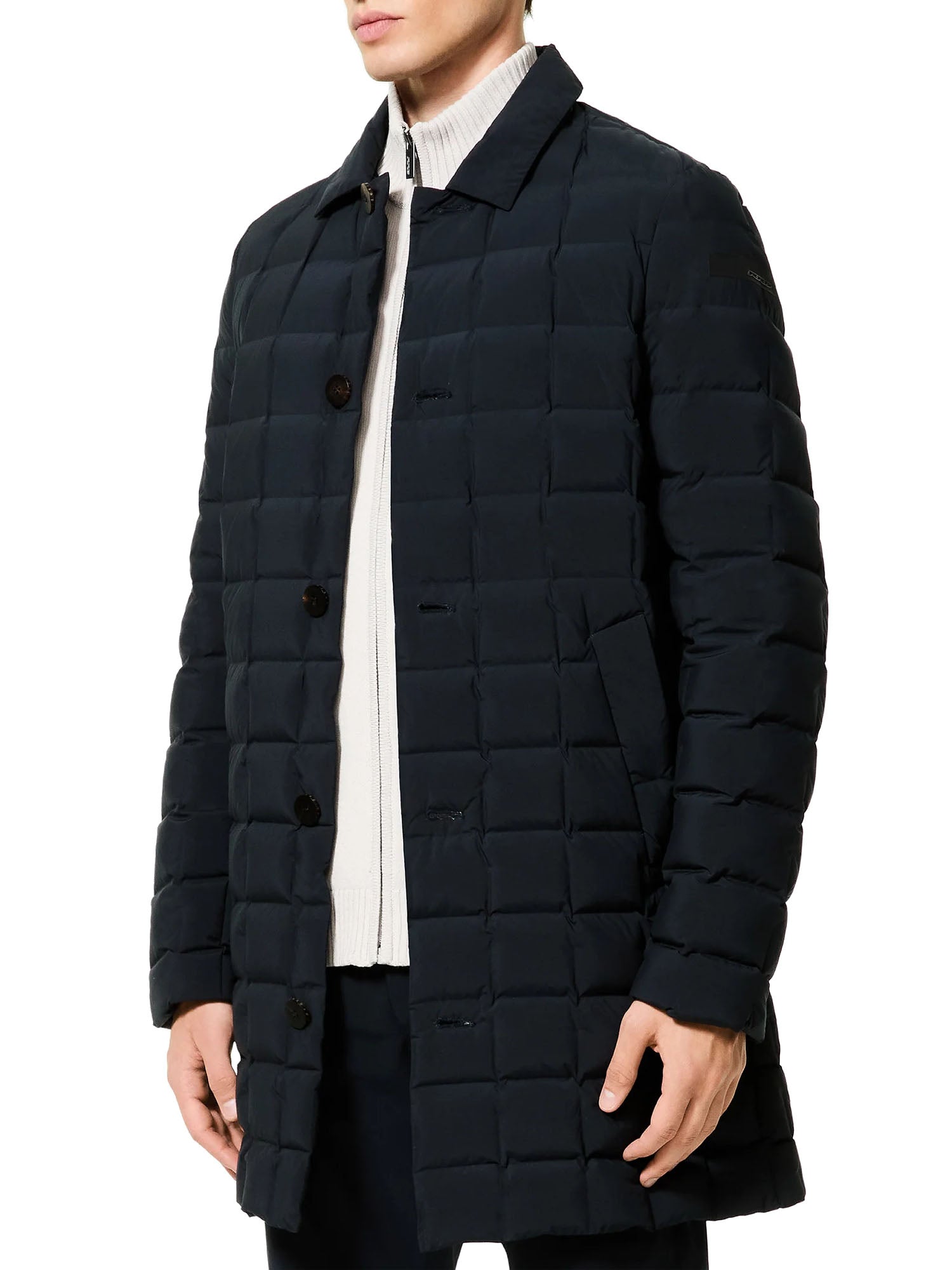 Rrd Simplicity Square Coat Jacket Blu