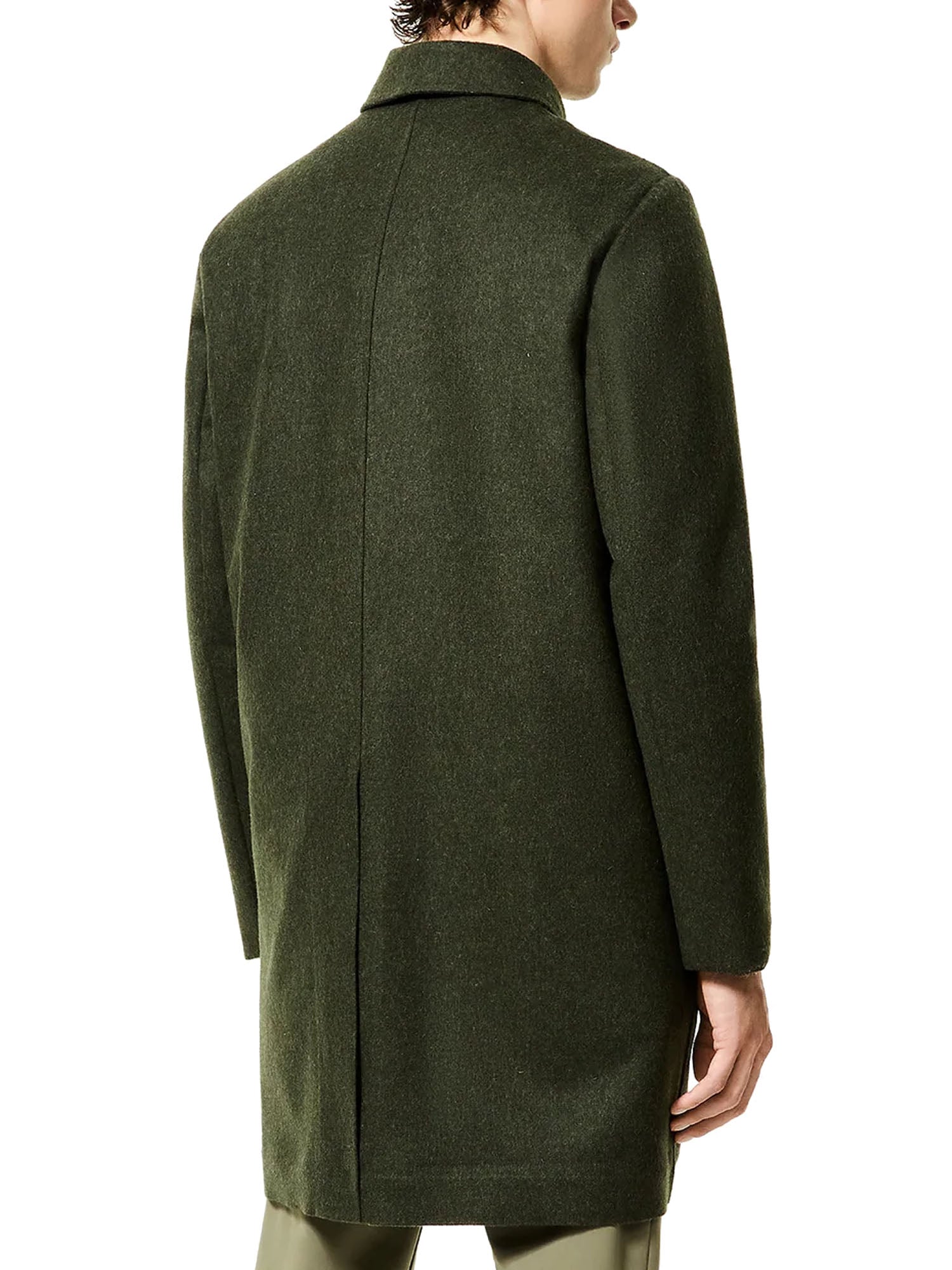 Rrd Loden Floating Coat Jacket Verde