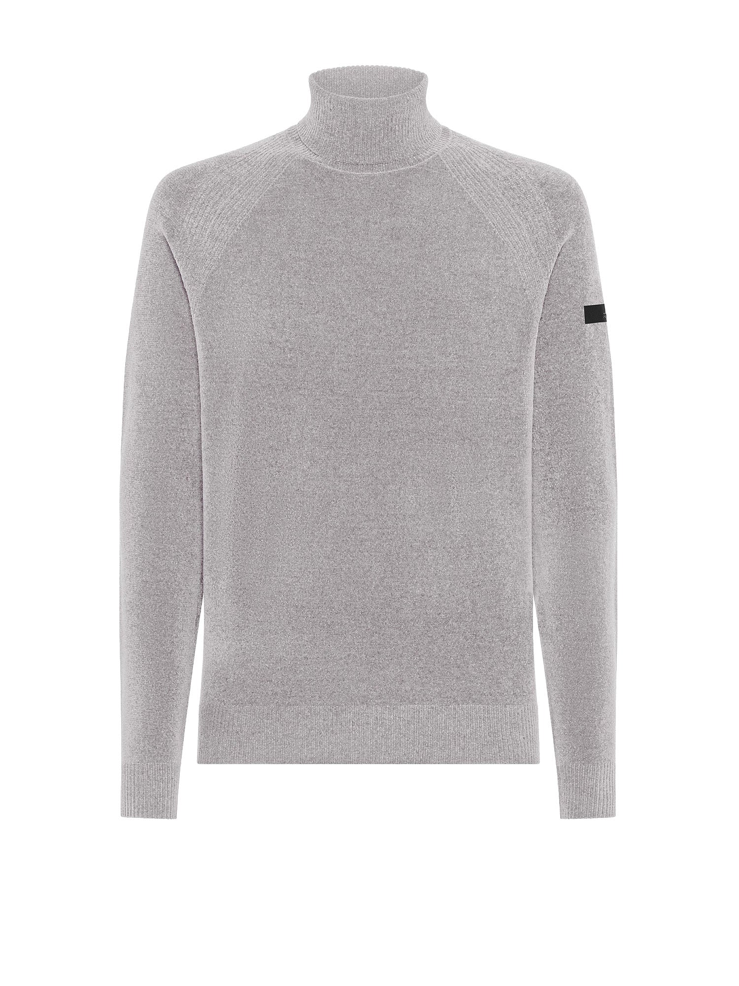 Rrd Velvet Turtleneck Knit Bianco