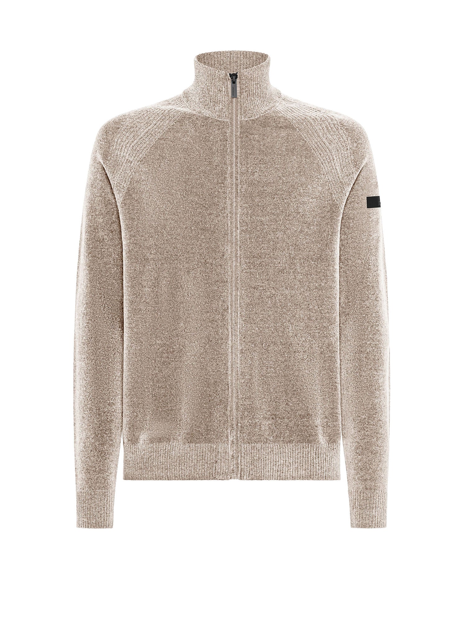 Rrd Velvet Full Zip Knit Beige