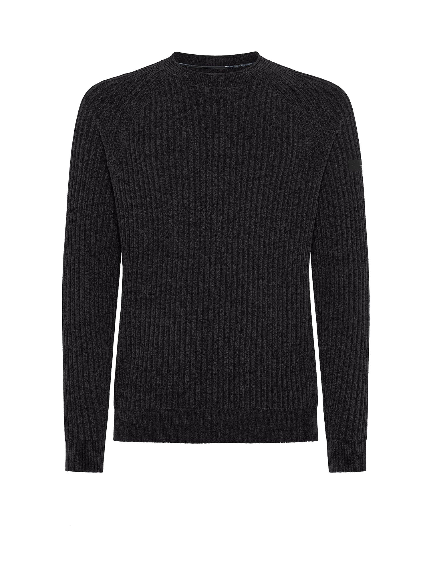 Rrd Velvet Rave Round Knit Grigio