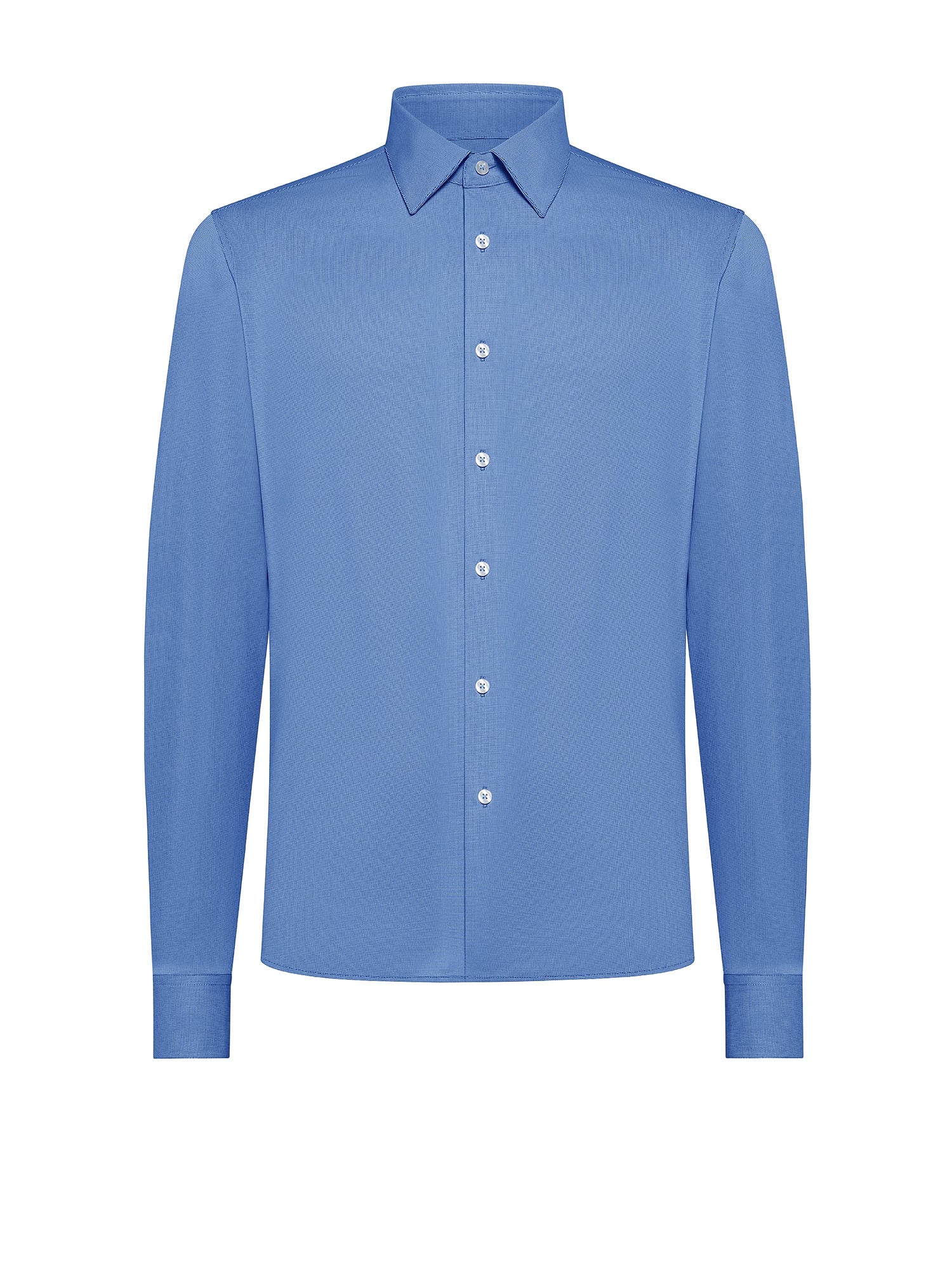 Rrd Oxford Jacquard Shirt Azzurro