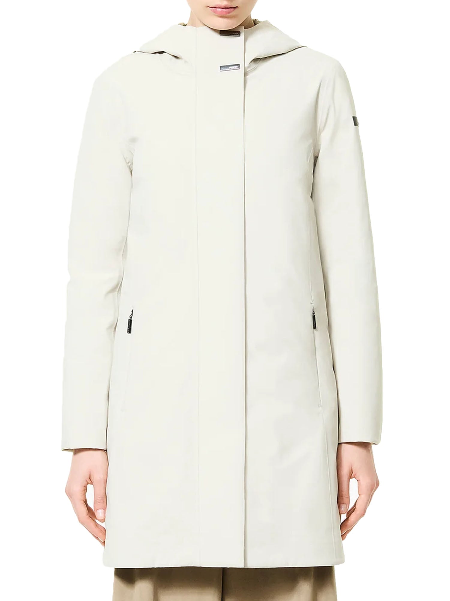 Rrd Montecristo Floating Long Woman Jacket Beige
