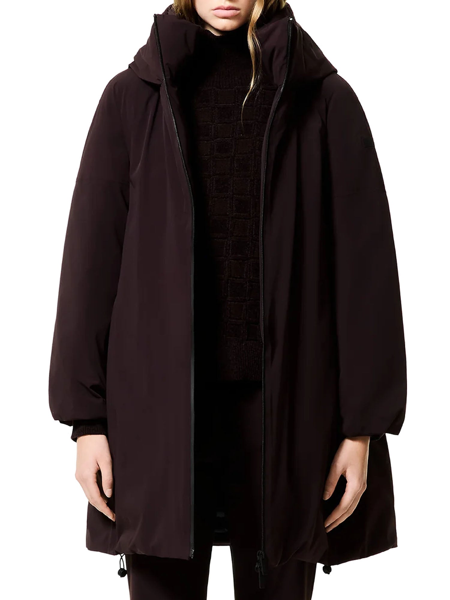 Rrd Montecristo Parka Over Woman Jacket Bordeaux