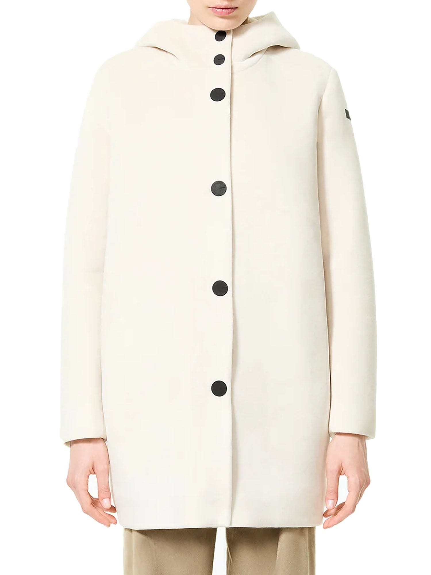 Rrd Velour Neo Parka Woman Jacket Beige