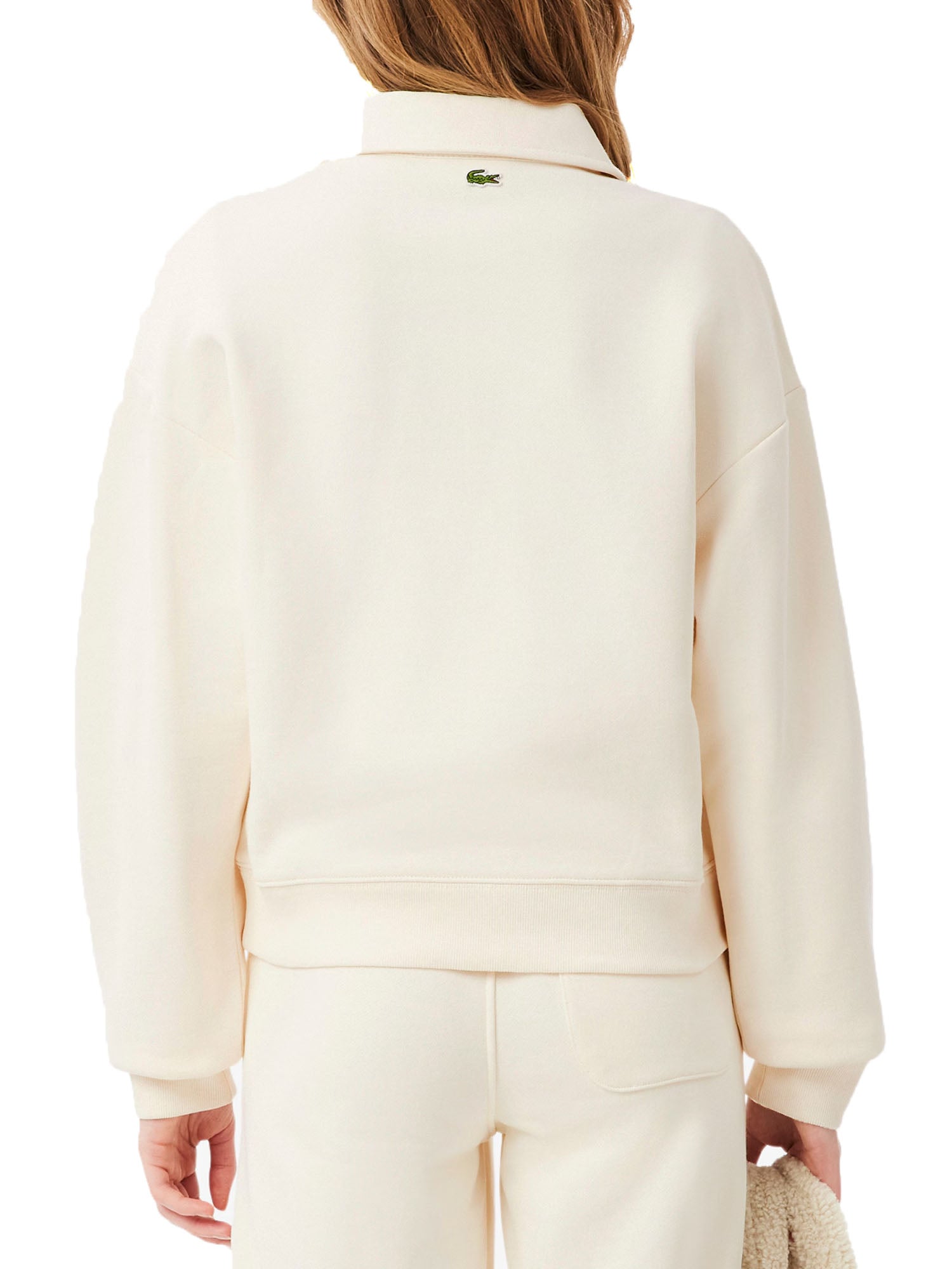 Lacoste Felpa Polo Donna Bianco