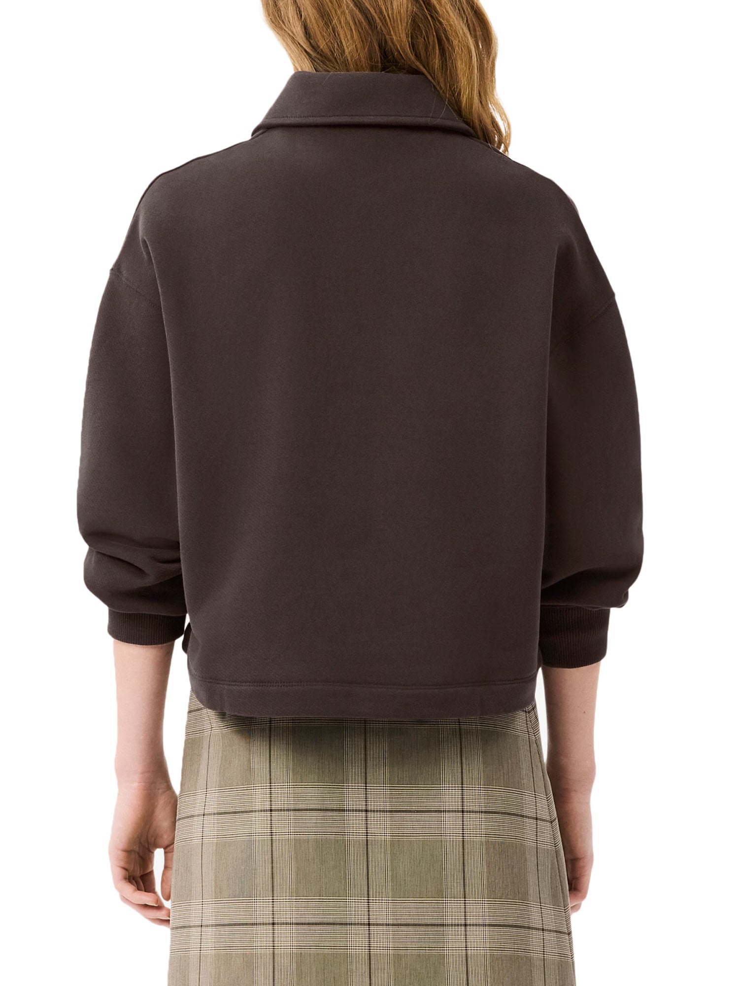 Lacoste Felpa Polo Donna Marrone