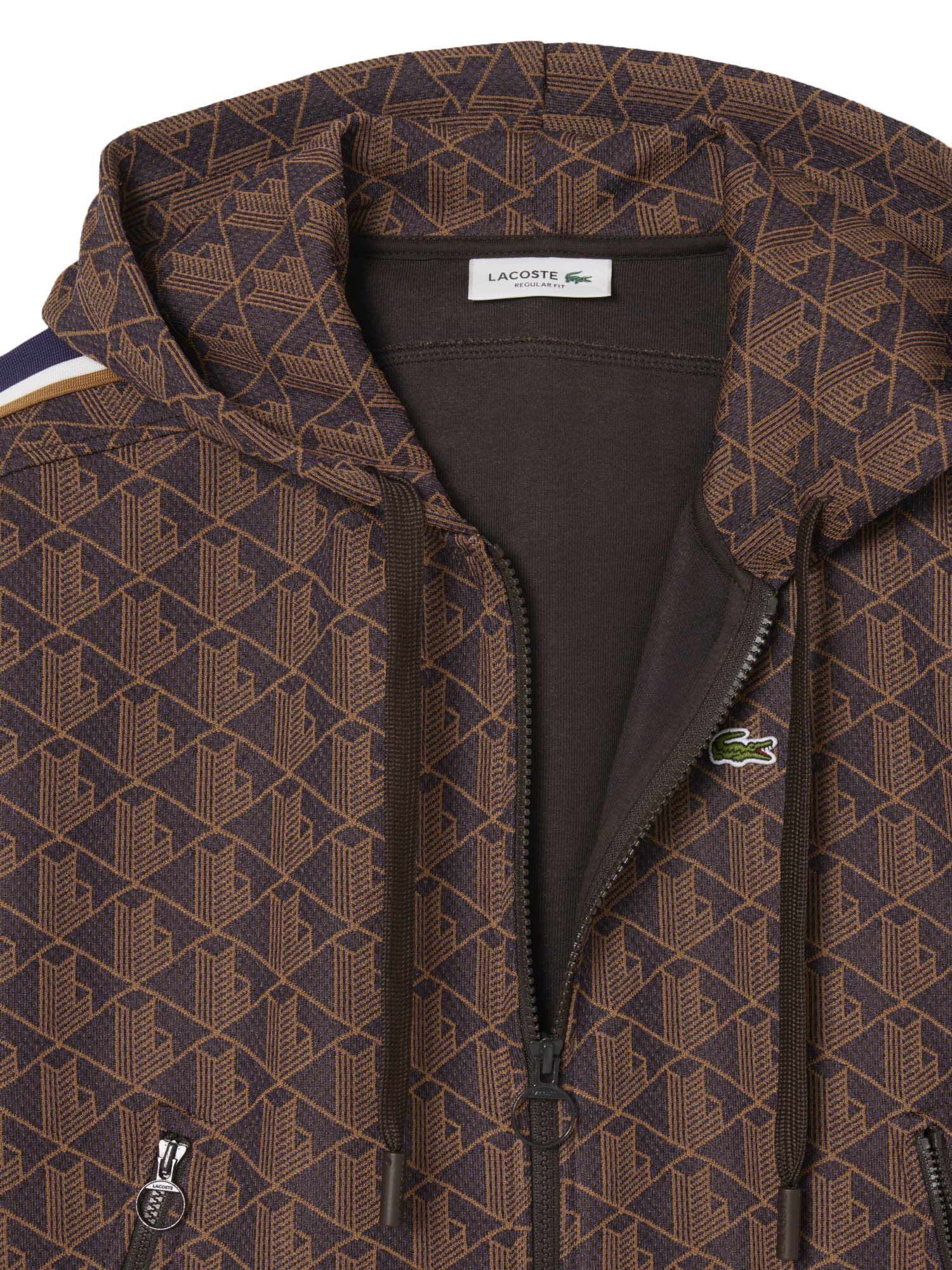 Lacoste Felpa Donna Marrone