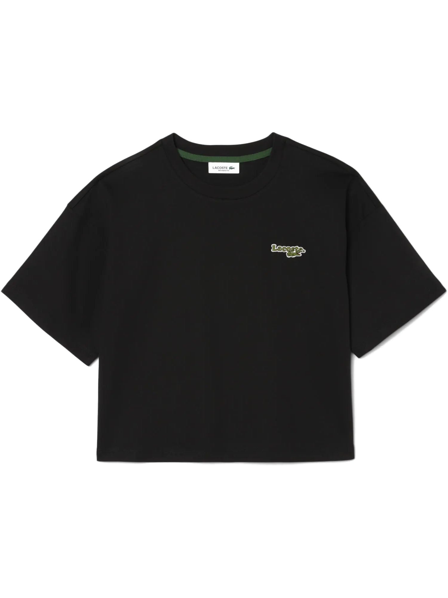 Lacoste T-shirt Donna Nero