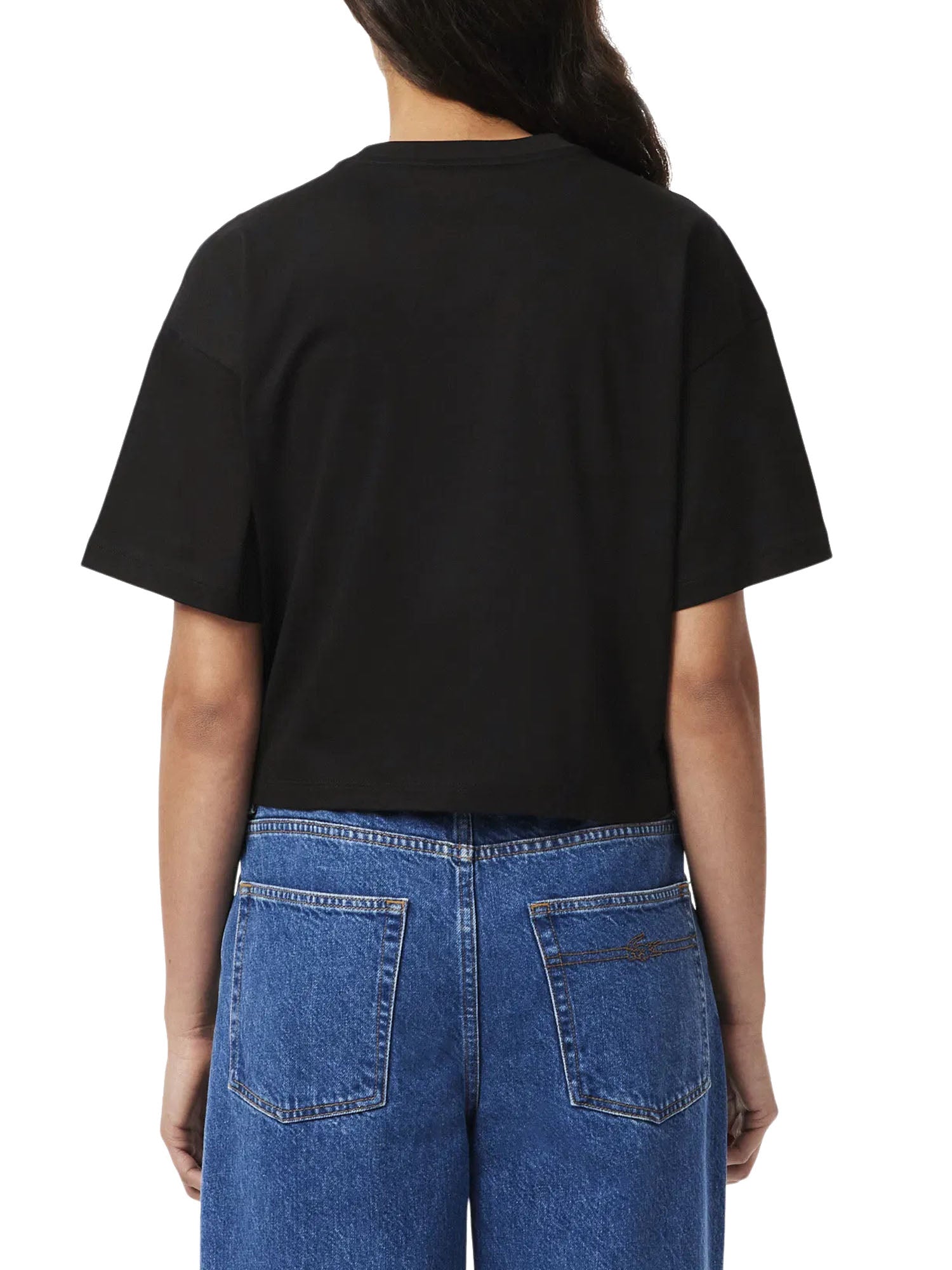 Lacoste T-shirt Donna Nero