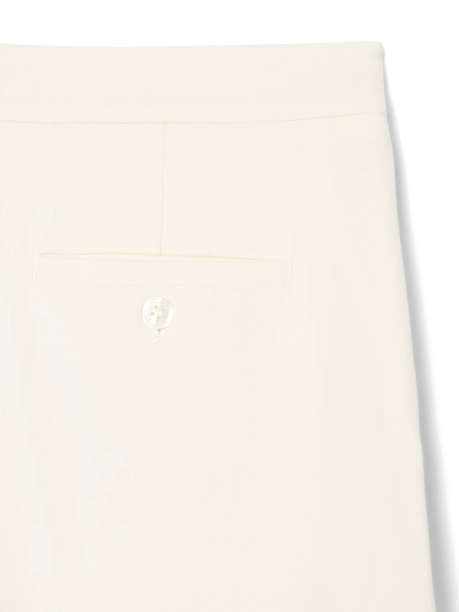 Lacoste Pantaloni Oversize in Flanella Donna Bianco