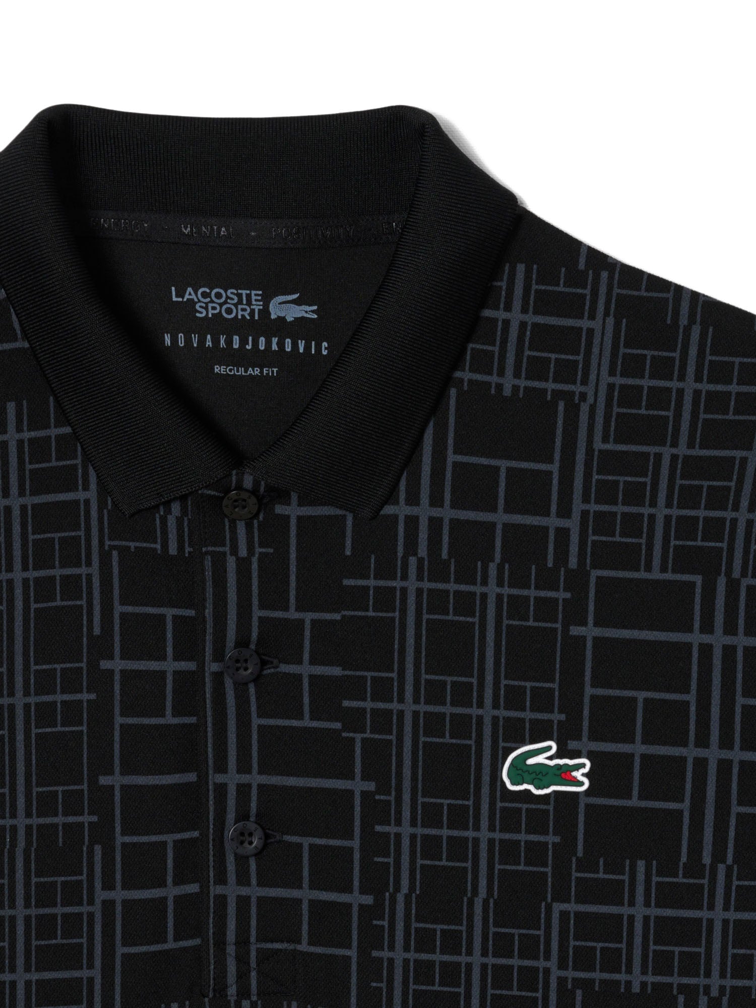 Lacoste Polo Lacoste Tennis x Novak Djokovic Nero