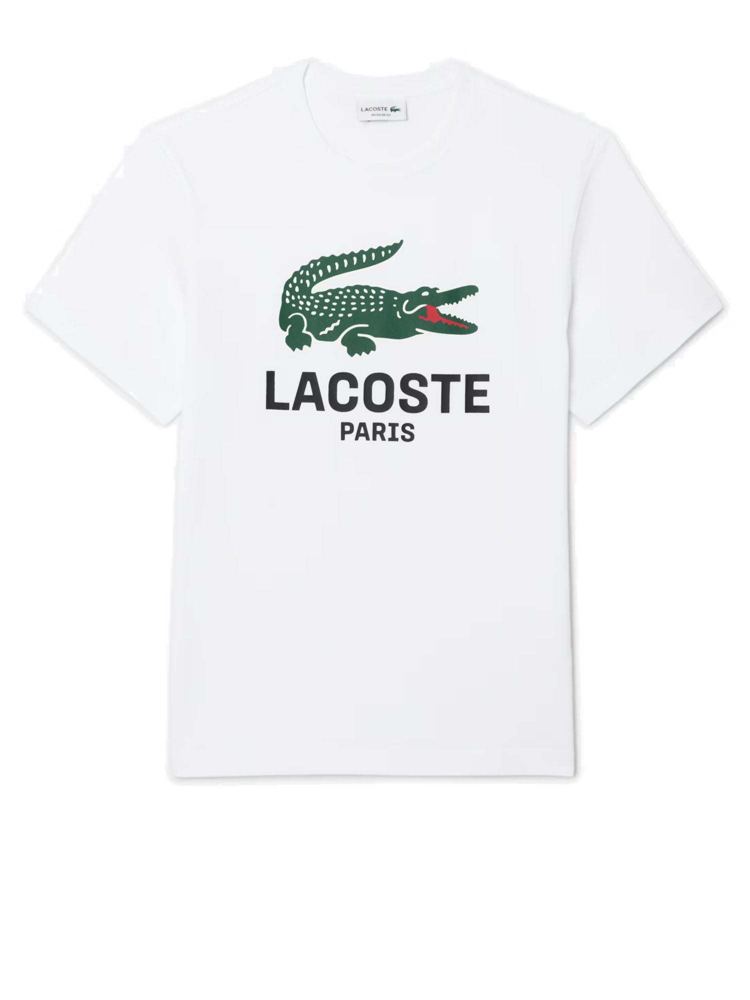 Lacoste T-shirt Cotone Uomo Bianco