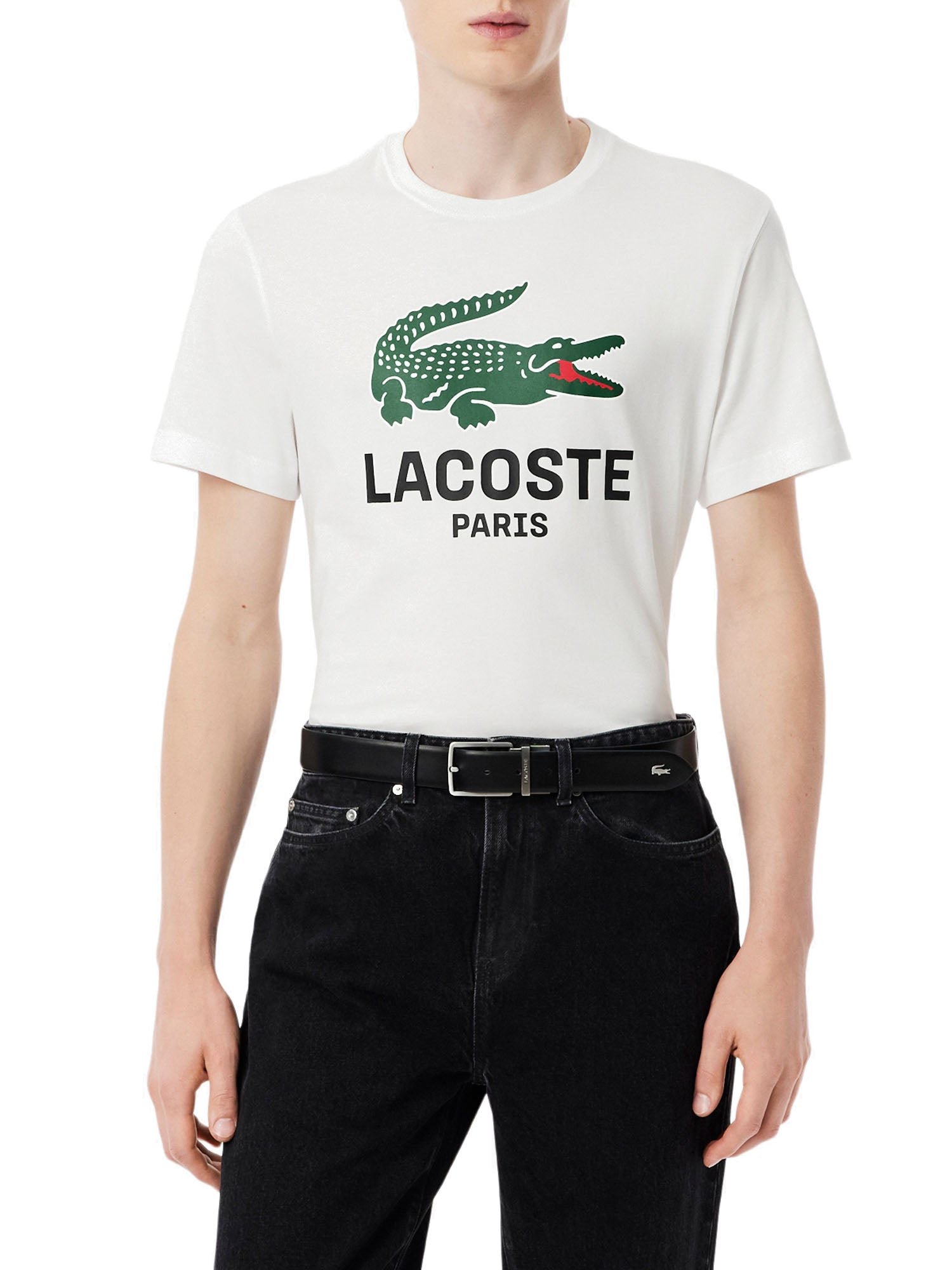 Lacoste T-shirt Cotone Uomo Bianco