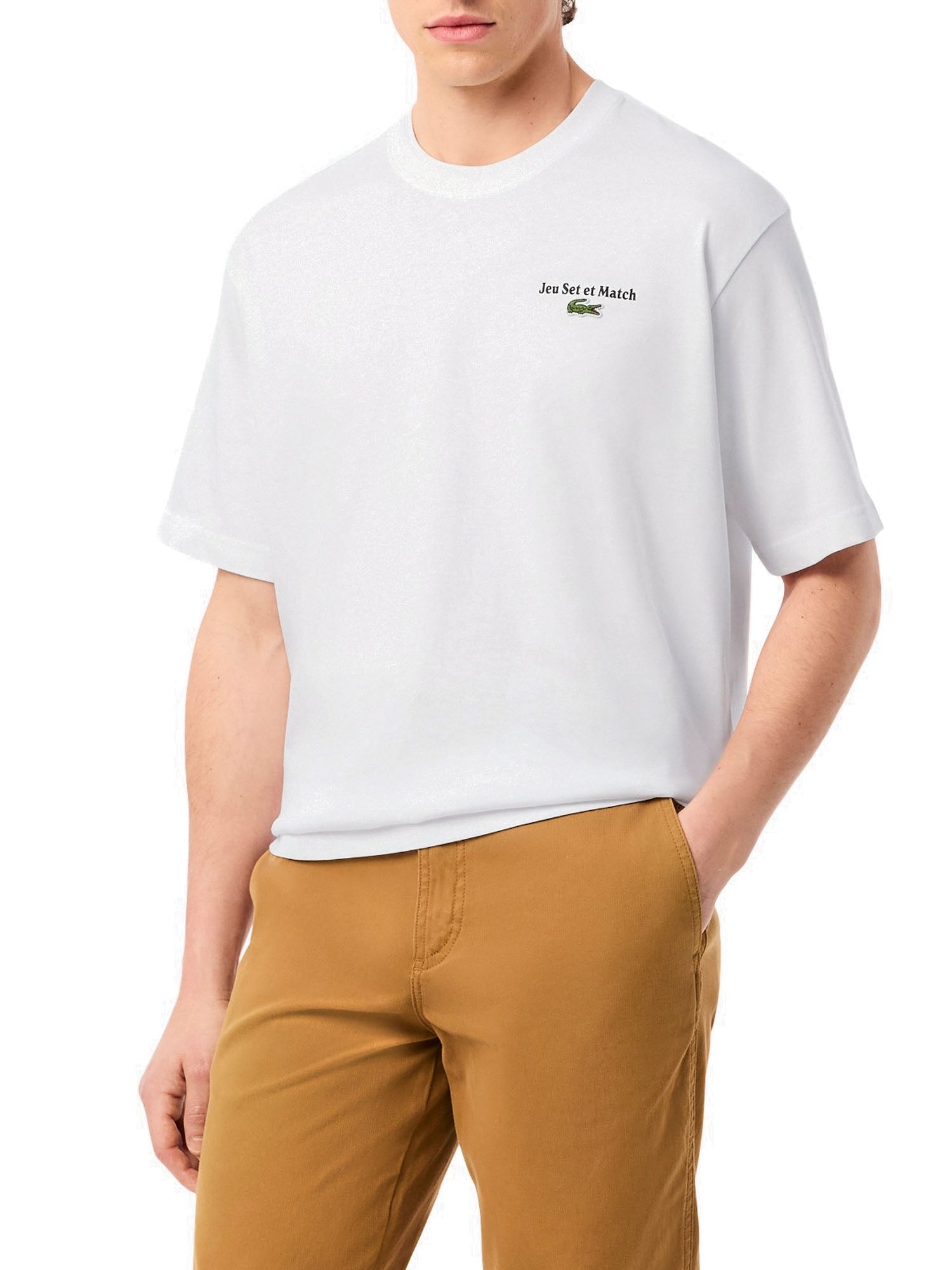 Lacoste T-shirt Uomo Bianco