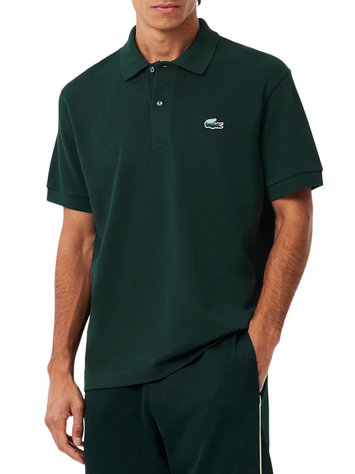 Lacoste Polo Classica Coccodrillo Verde