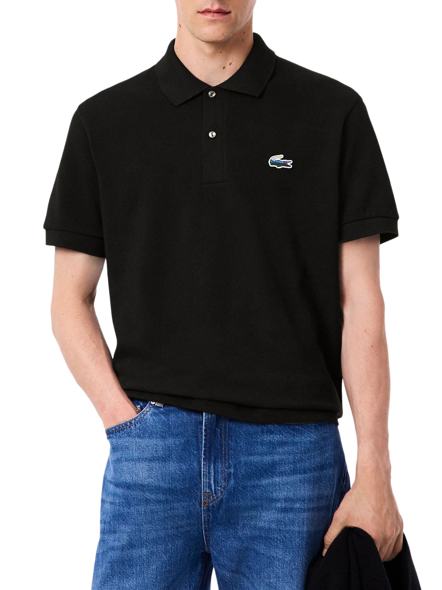 Lacoste Polo Classica Coccodrillo Nero
