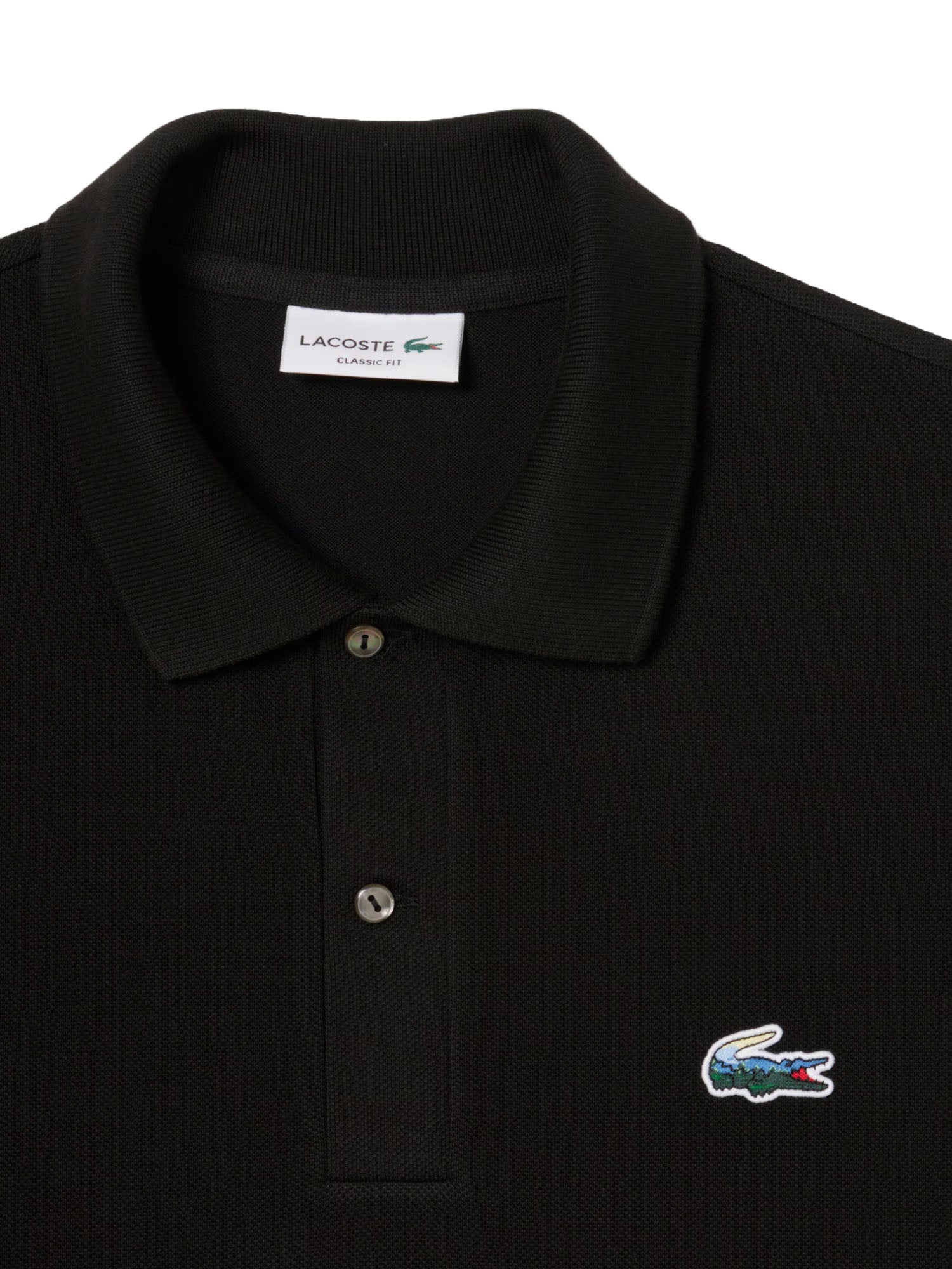 Lacoste Polo Classica Coccodrillo Nero