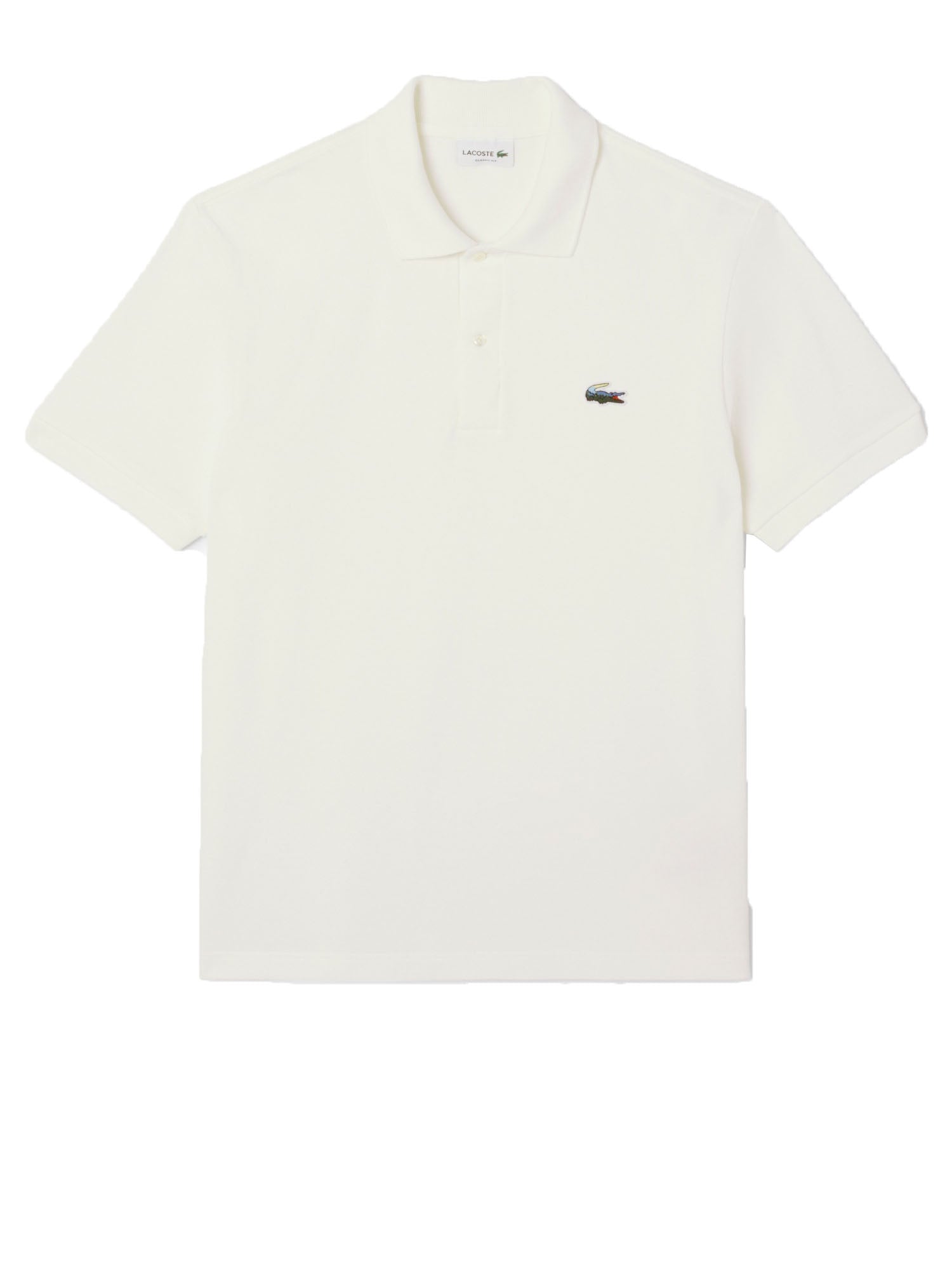 Lacoste Polo Classica Coccodrillo Bianco