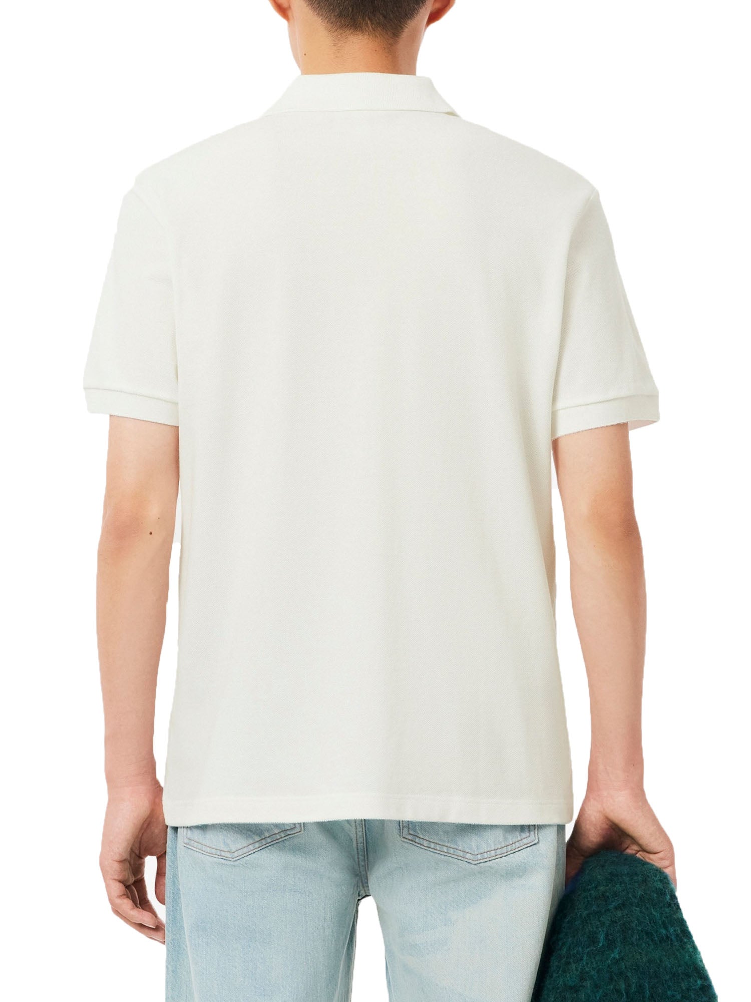 Lacoste Polo Classica Coccodrillo Bianco