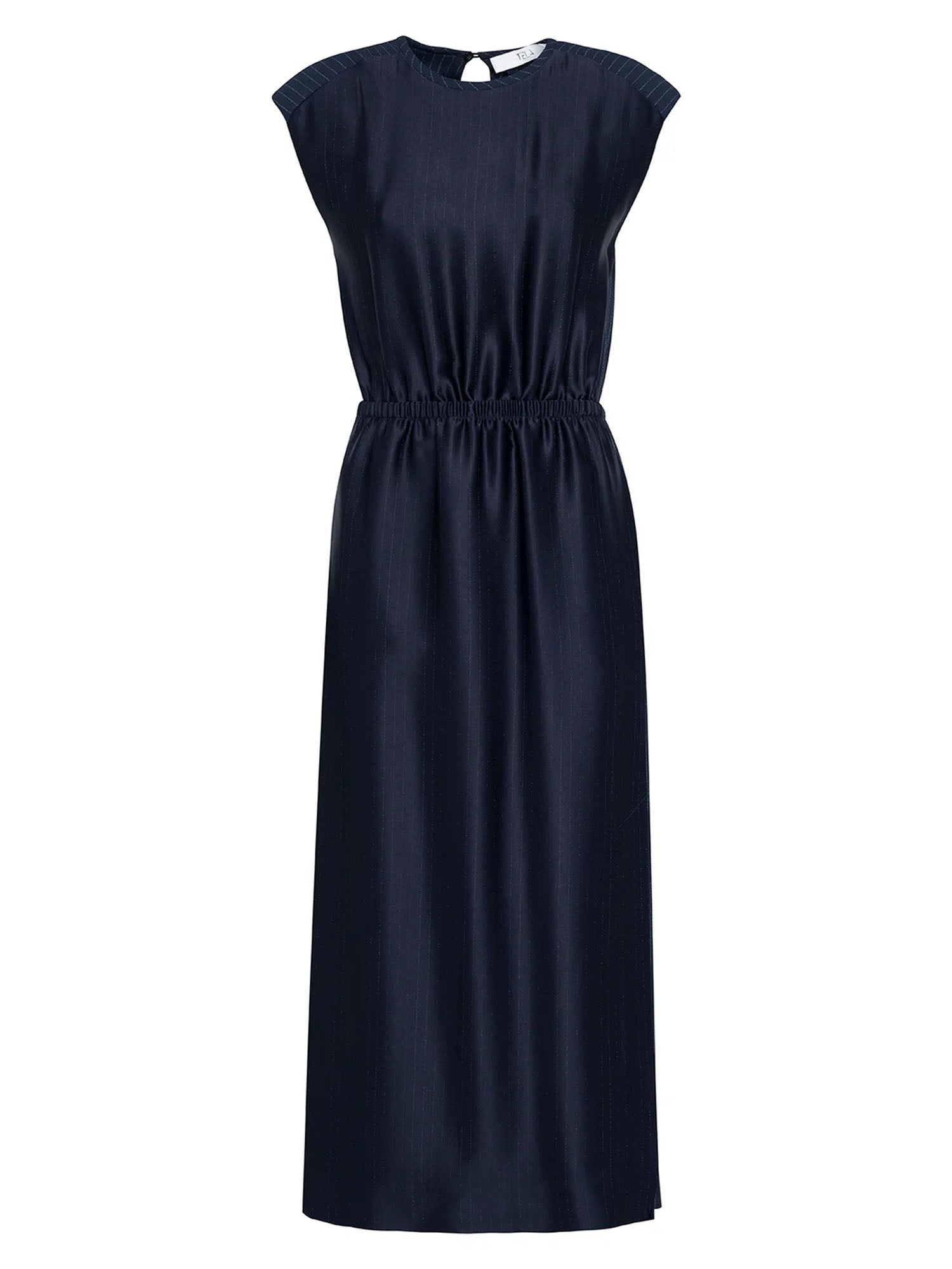 Tela9 Abito Rigo Fluido Blu