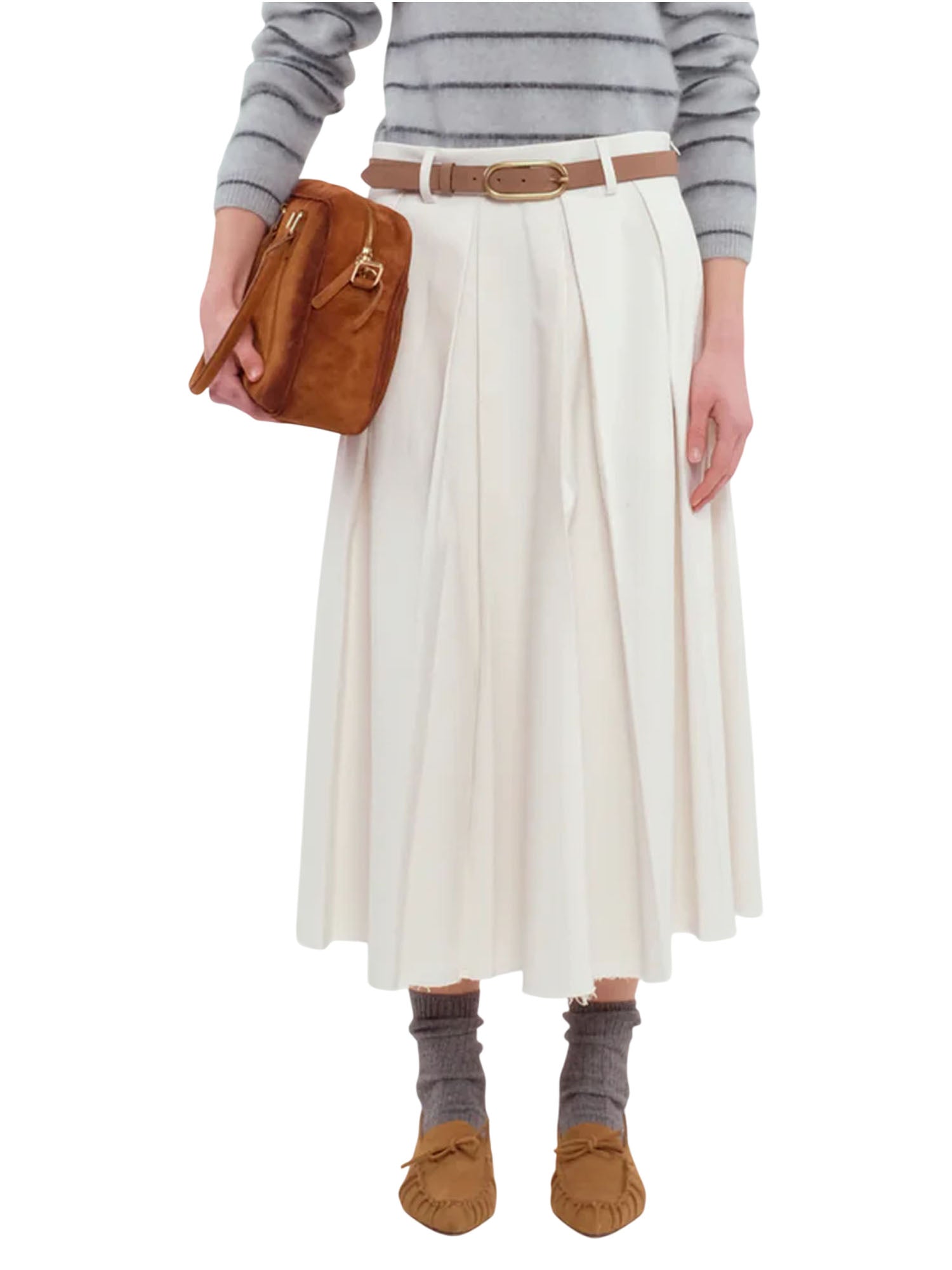 Tela9 Gonna Charlotte Bianco