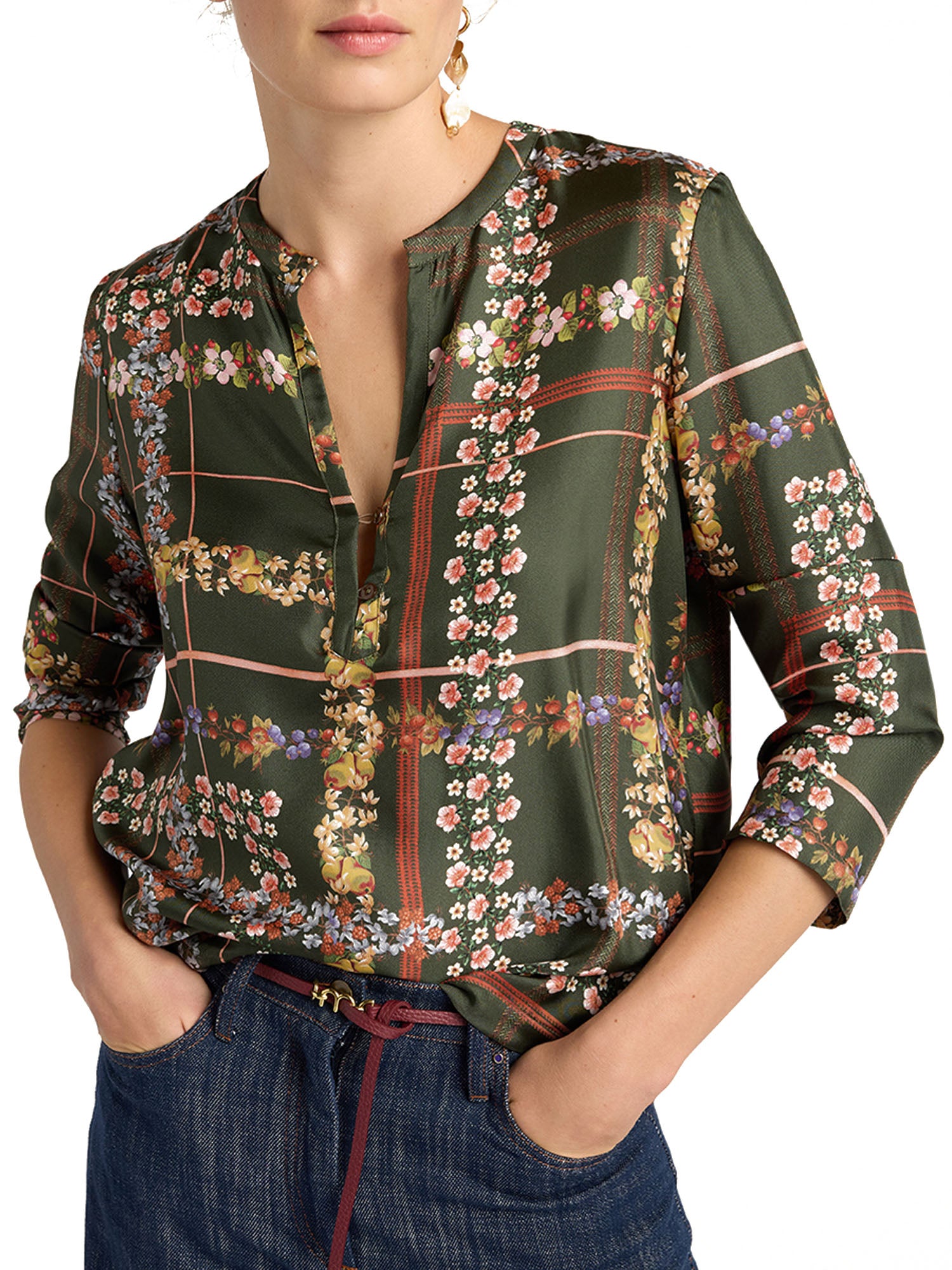 Momonì Exeter Blusa Donna Verde