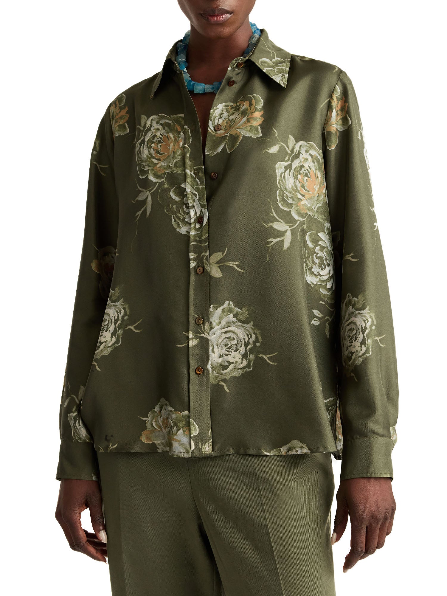 Momonì Arles Camicia Verde