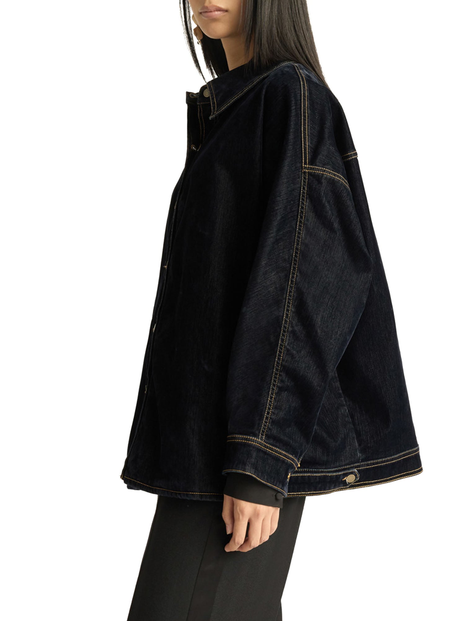 Momonì Cappotto Manchester Donna Blu