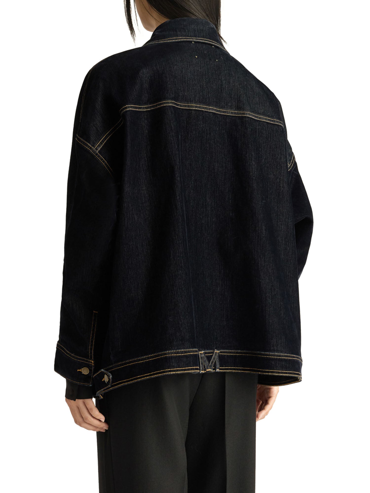 Momonì Cappotto Manchester Donna Blu