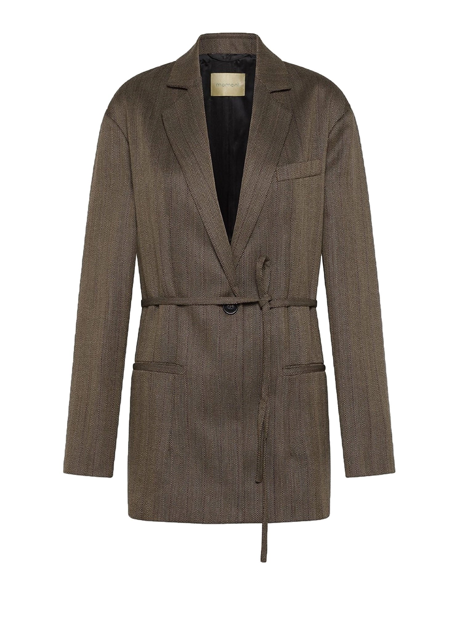 Momonì Fin Jacket Marrone