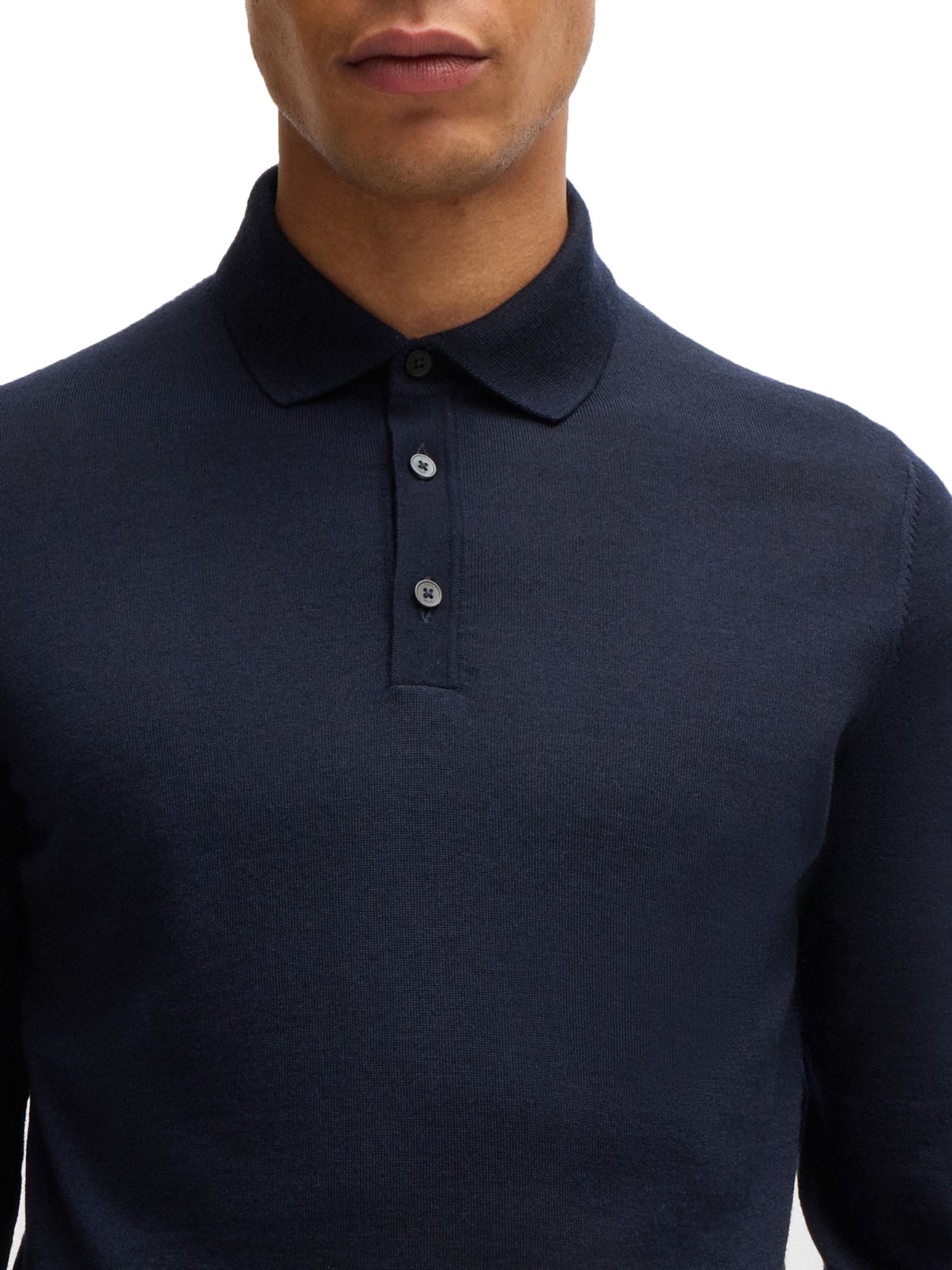 Boss Lancione Maglia Polo Blu
