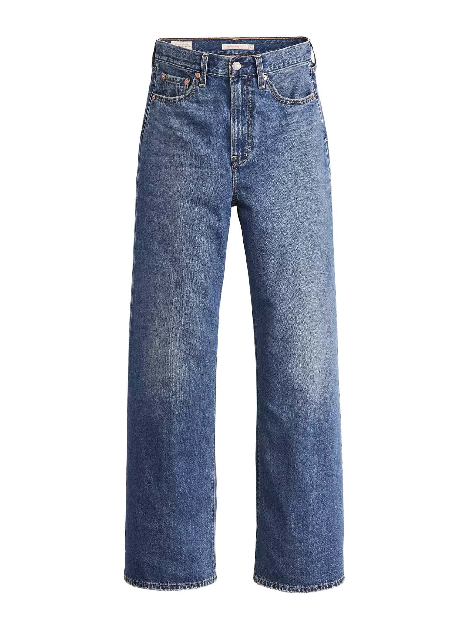 Levi's® Jeans Ribcage A Gamba Ampia Blu