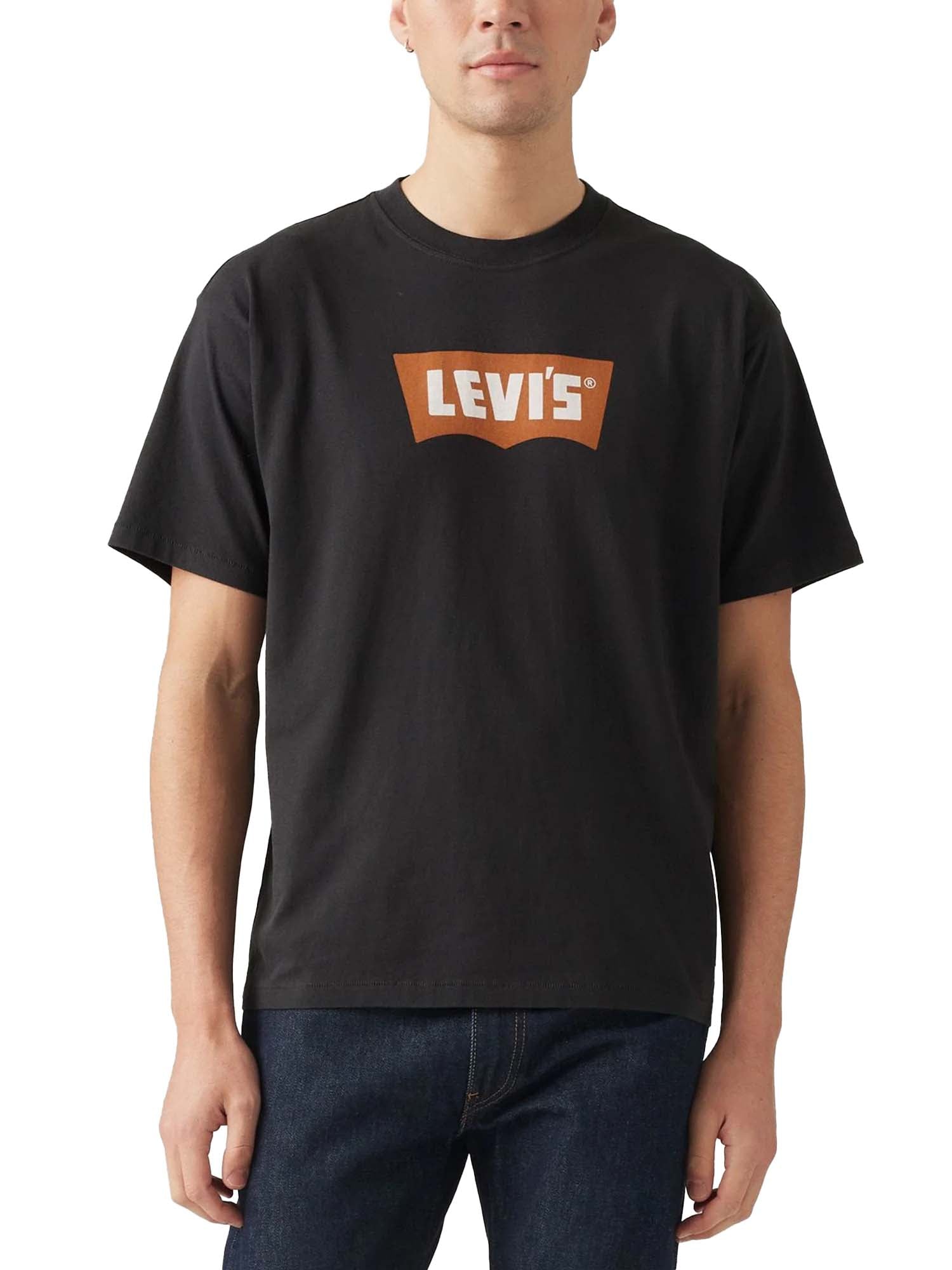 Levi's® T-shirt Vintage Con Grafica Batwing Nero