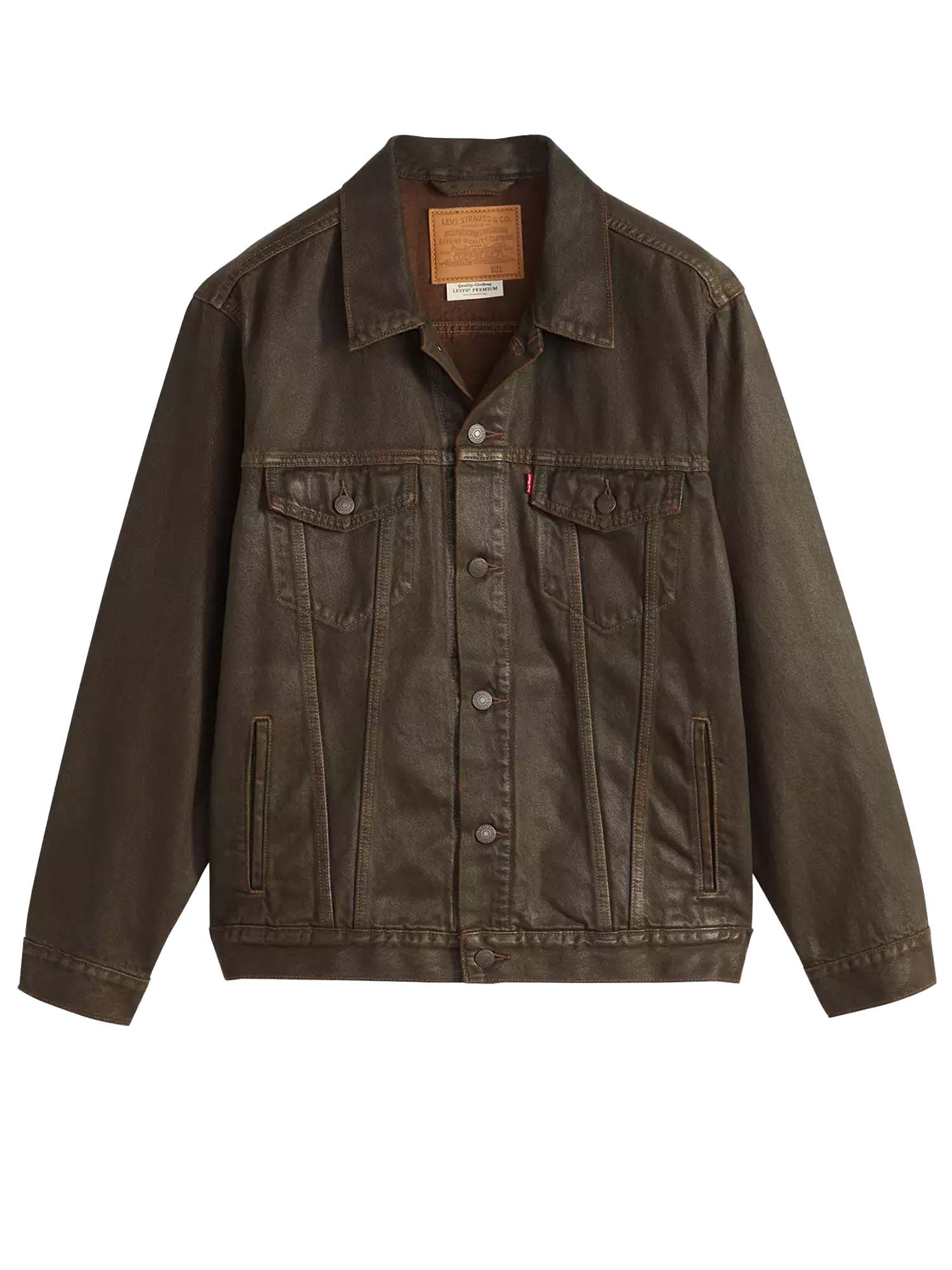 Levi's® Relaxed Trucker Jacket Marrone