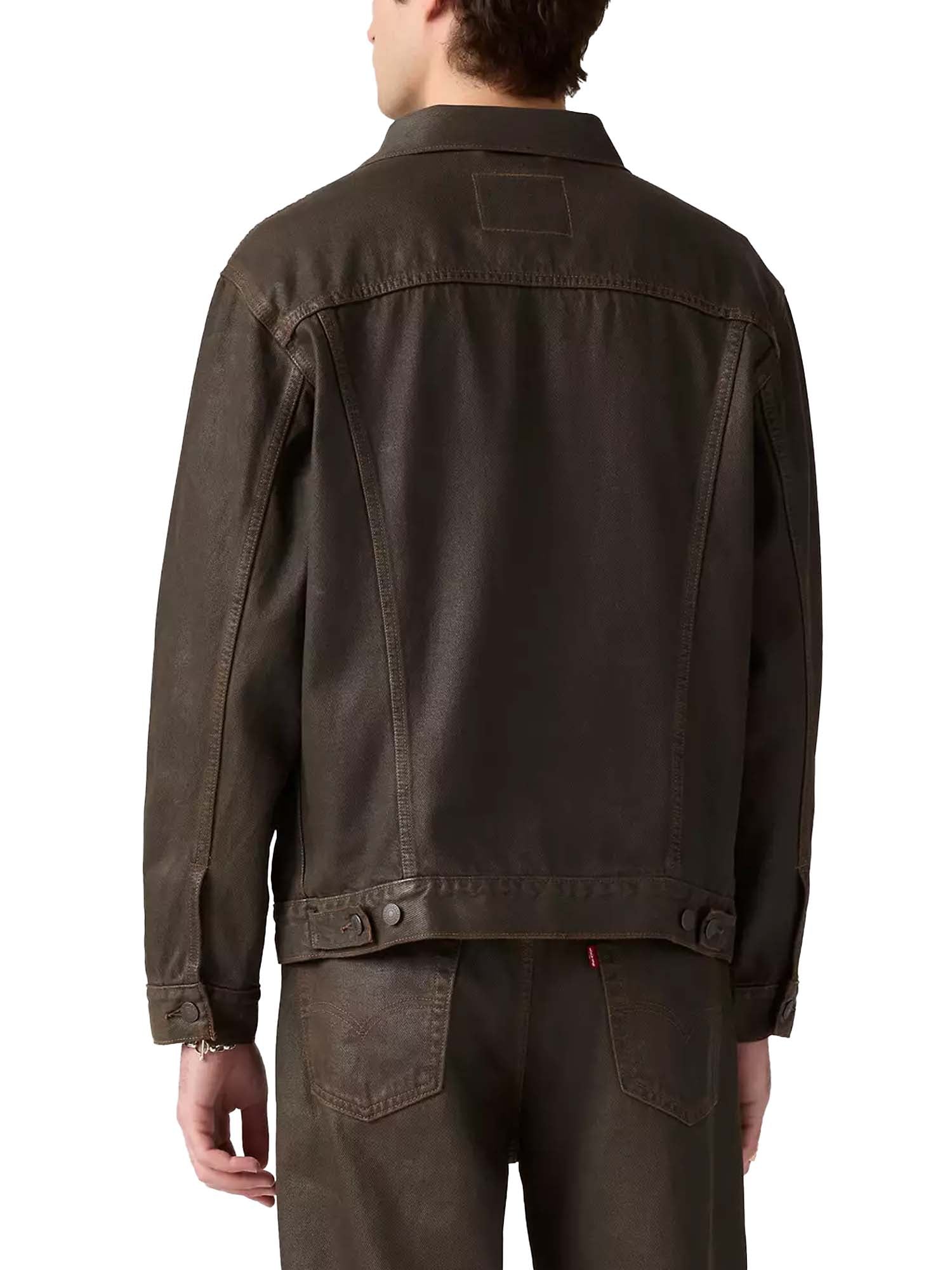 Levi's® Relaxed Trucker Jacket Marrone