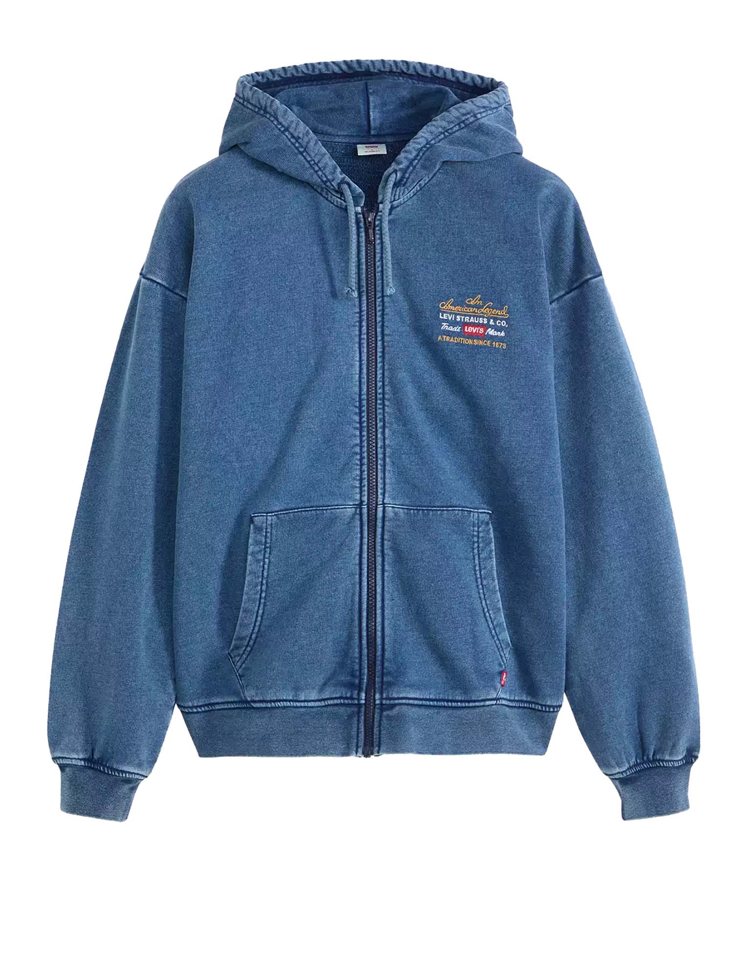 Levi's® Felpa western Lowell western con cerniera integrale Blu