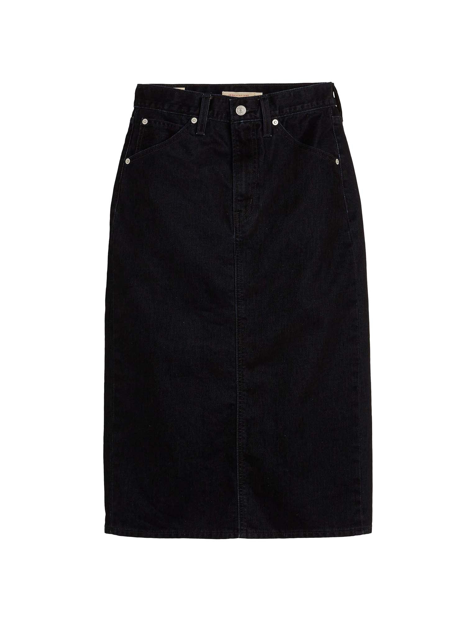 Levi's® Gonna con spacco a vita alta Blu