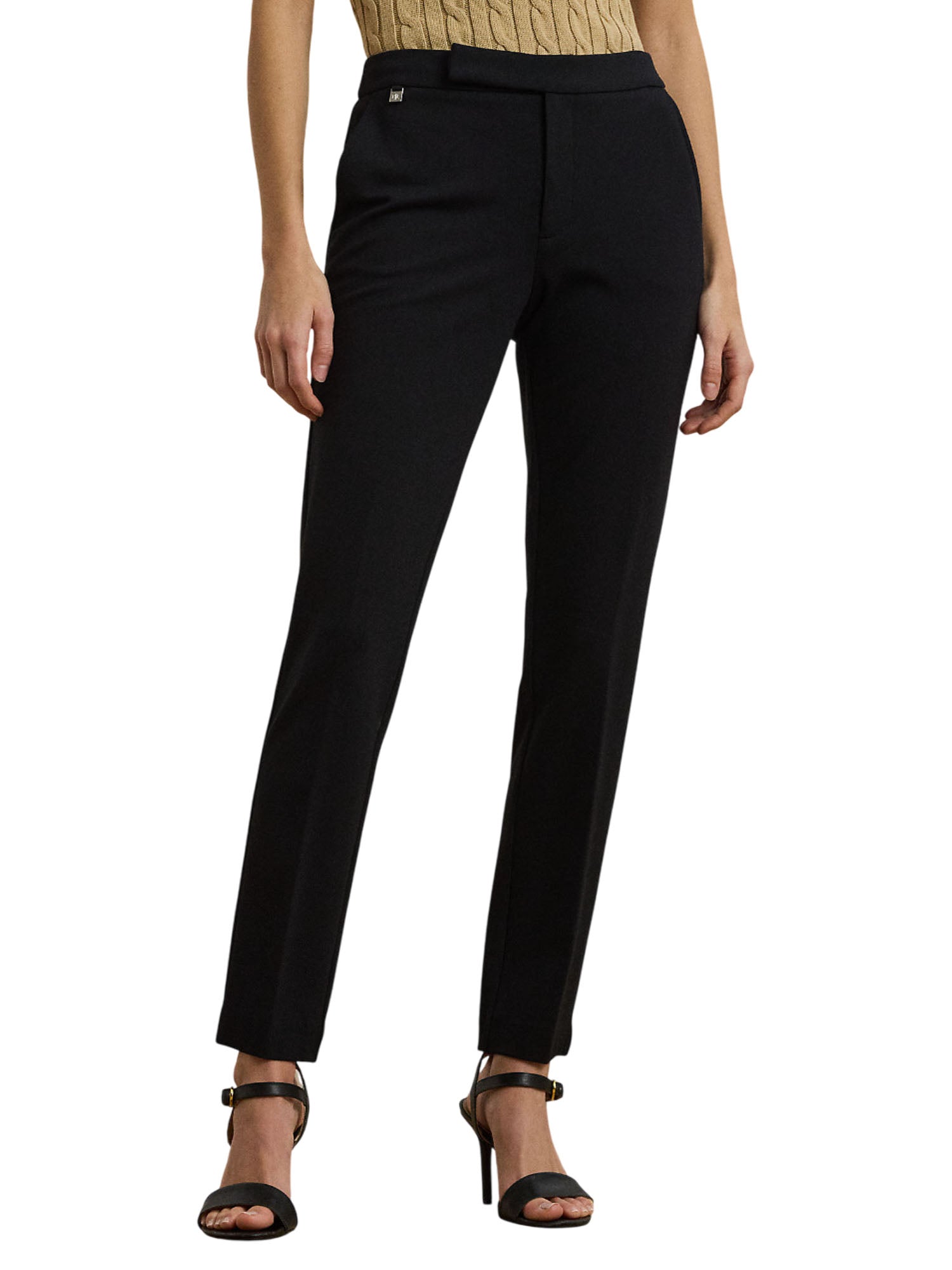 Ralph Lauren Adom Straight Flat Nero