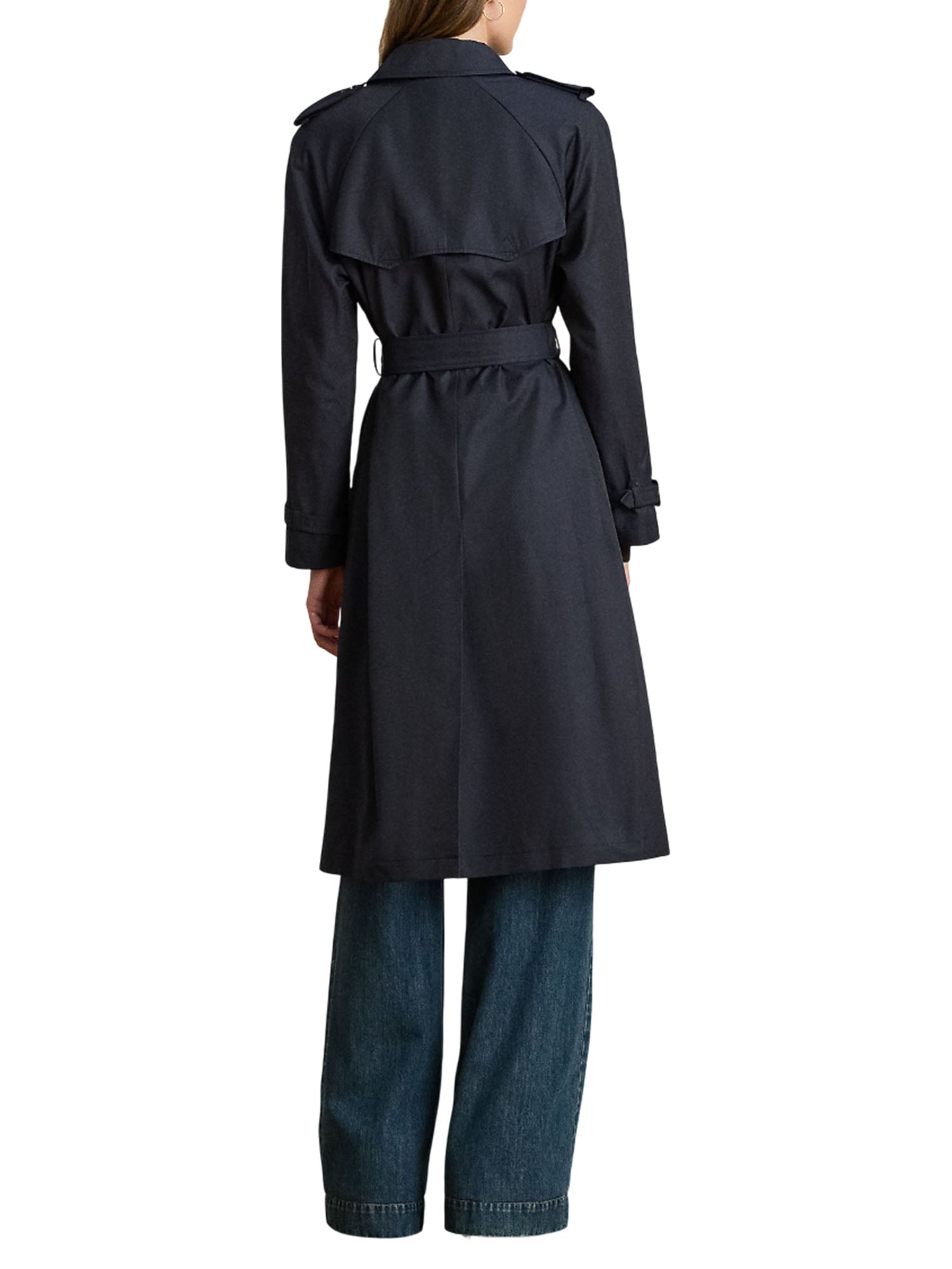 Ralph Lauren Trench Coat Doppiopetto Blu