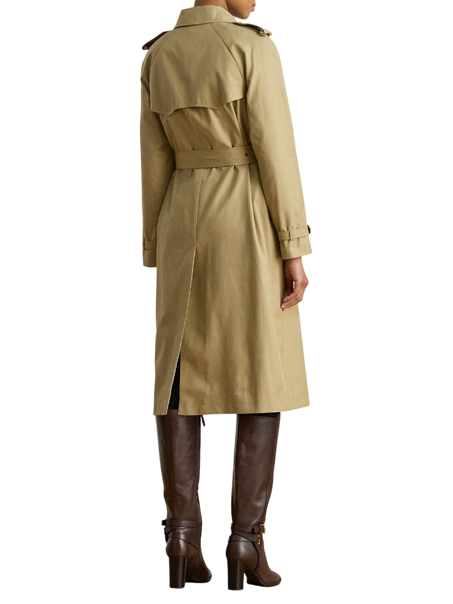 Ralph Lauren Trench Coat Doppiopetto Beige