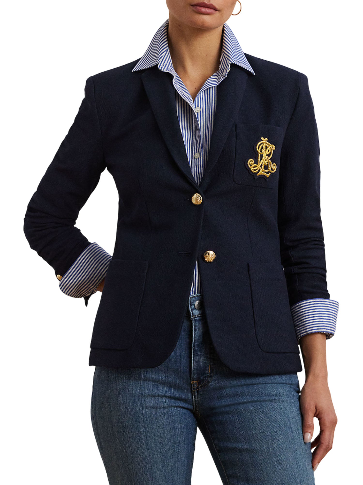 Ralph Lauren Anfisa Lined Blazer Blu