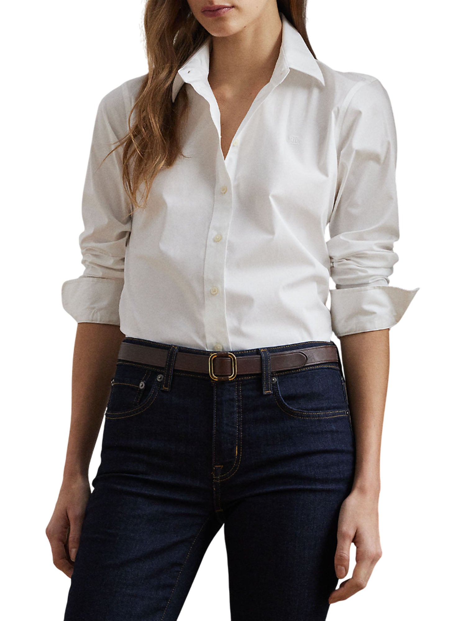 Ralph Lauren Jamelko Long Sleeve Camicia Bianco